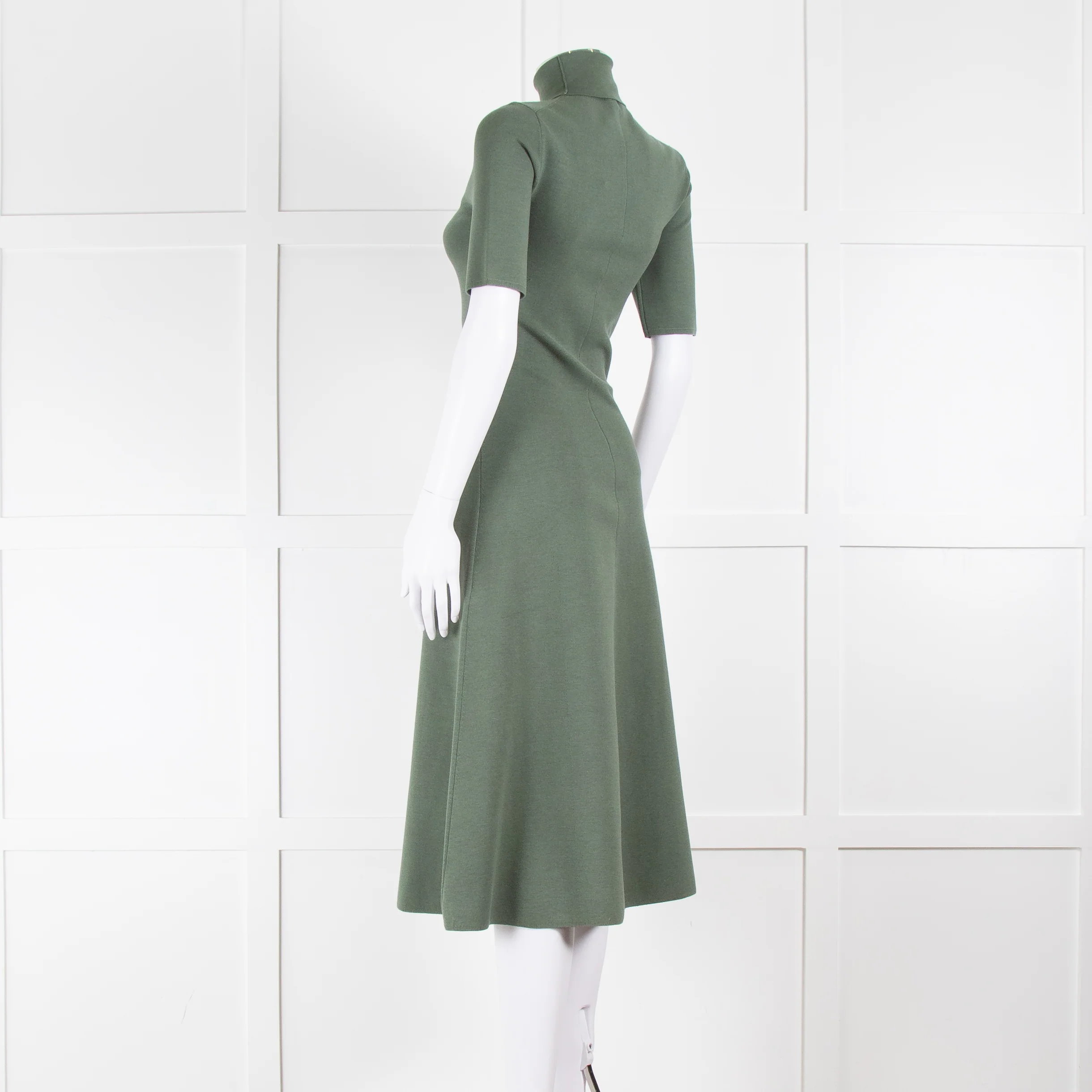 Joseph Green High Neck Short Sleeve Dress - Image 6