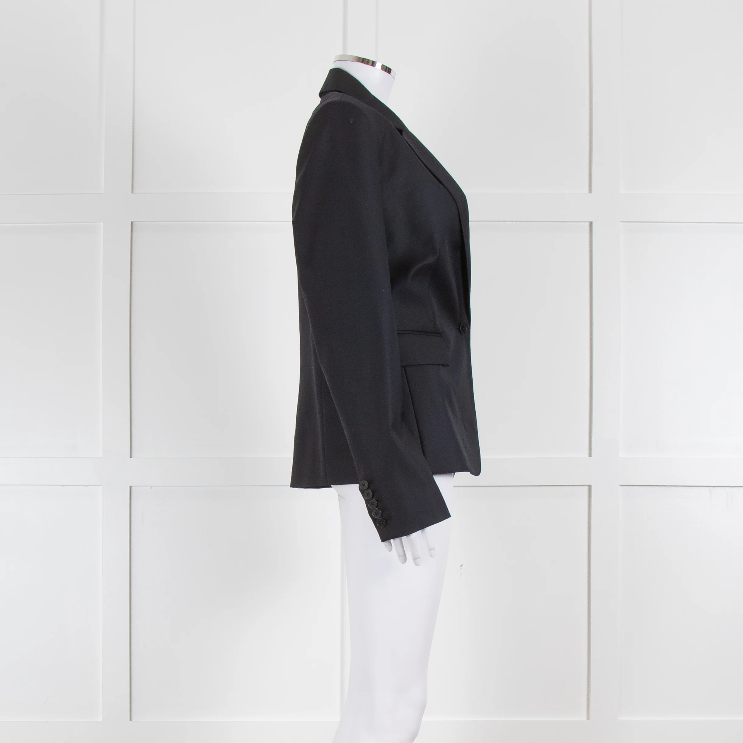 Joseph Navy Blue Single Button Blazer - Image 2