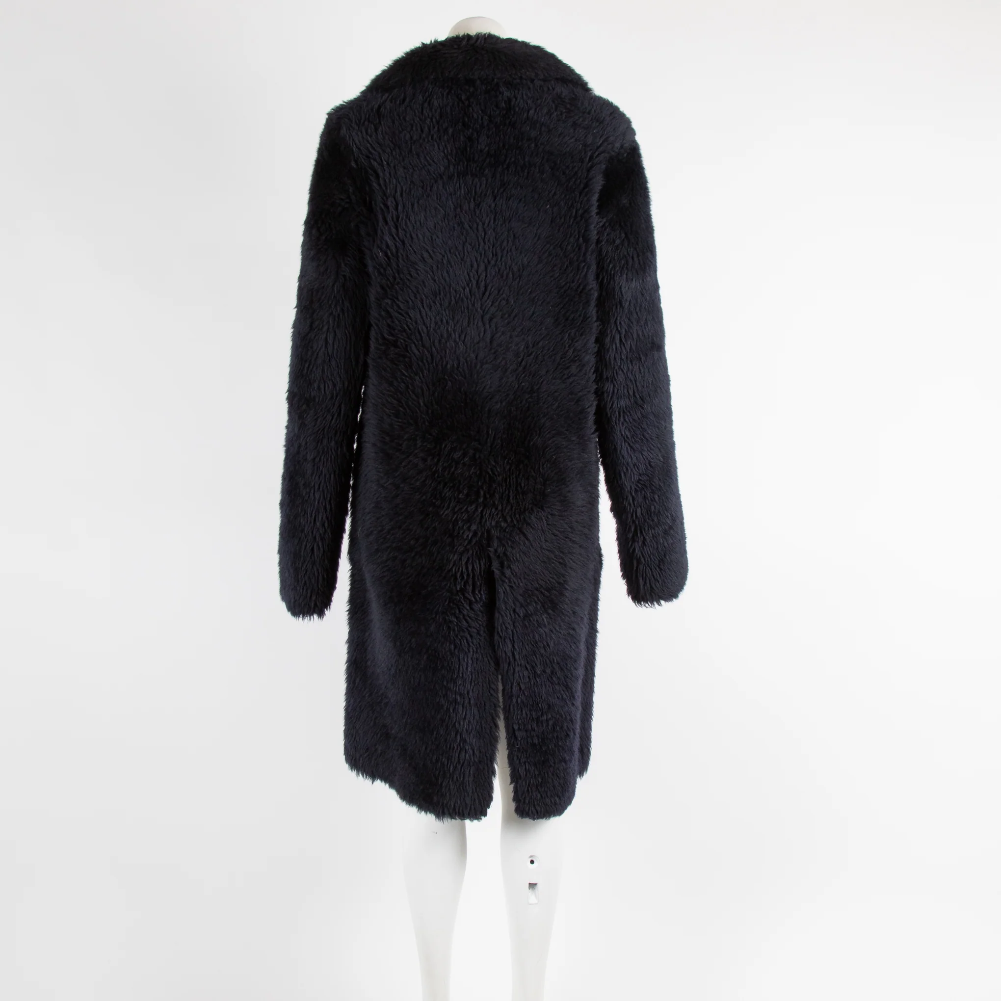 Joseph Navy Shearling Teddy Coat - Image 3