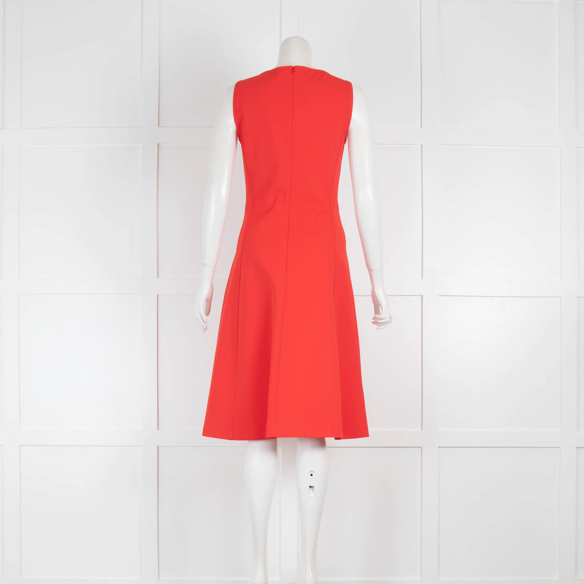 Joseph Red Fit and Flare Shift Dress - Image 3