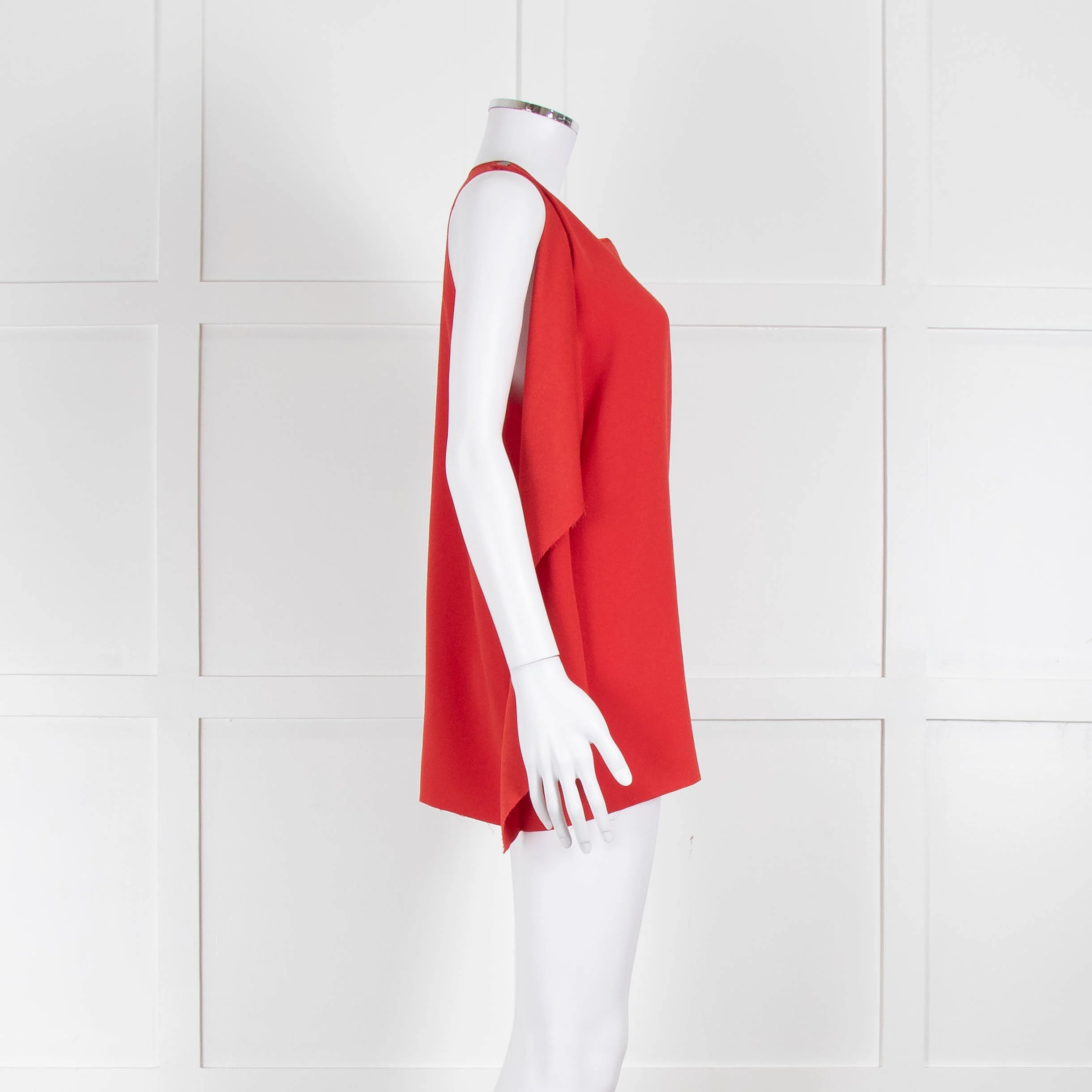 Joseph Red Raw Edge Sleeveless Top - Image 3