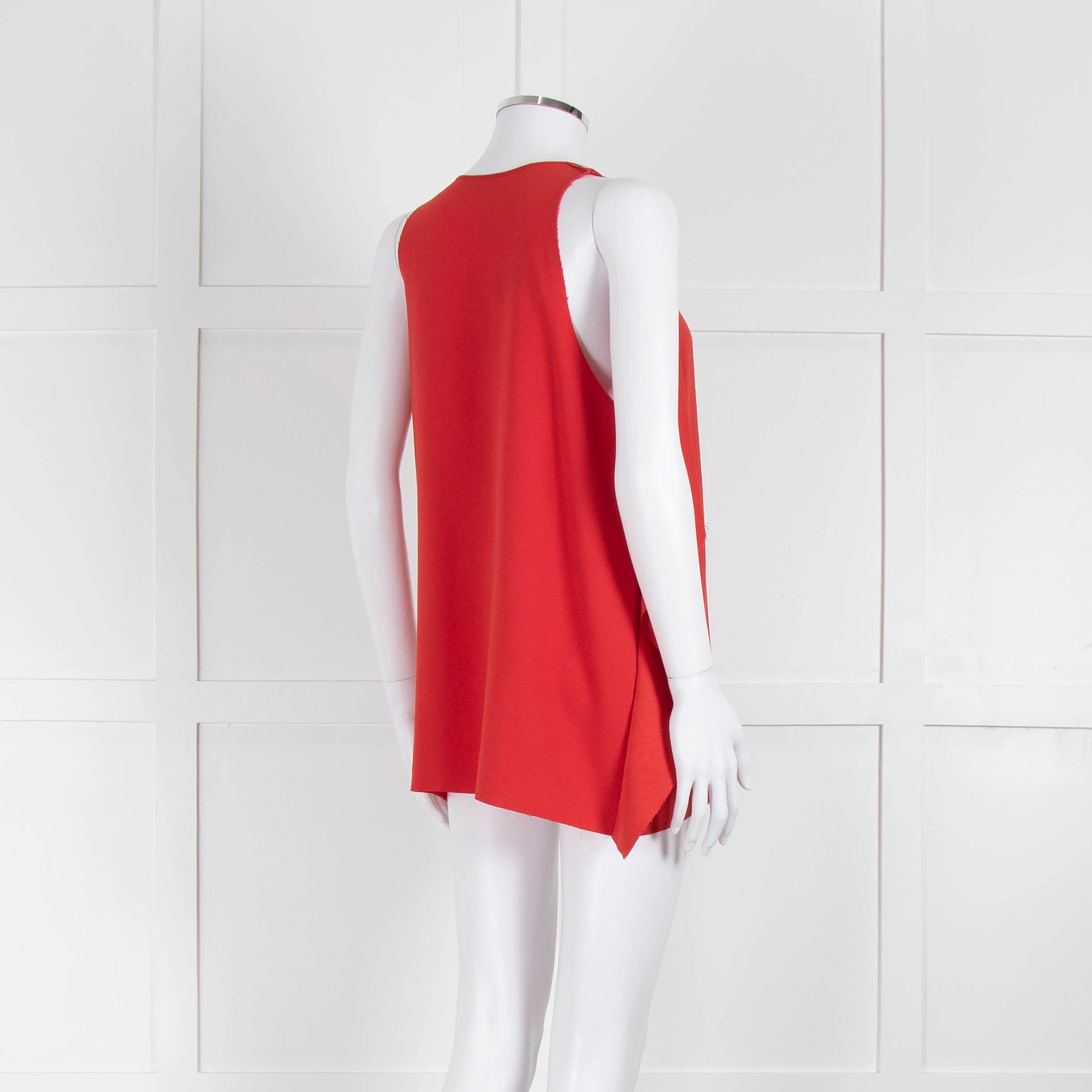 Joseph Red Raw Edge Sleeveless Top - Image 4