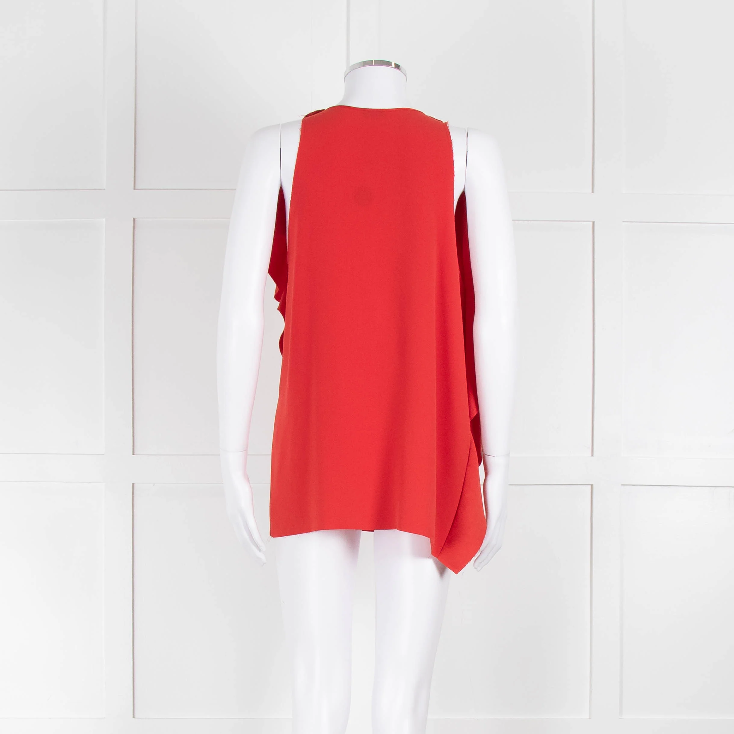 Joseph Red Raw Edge Sleeveless Top - Image 5