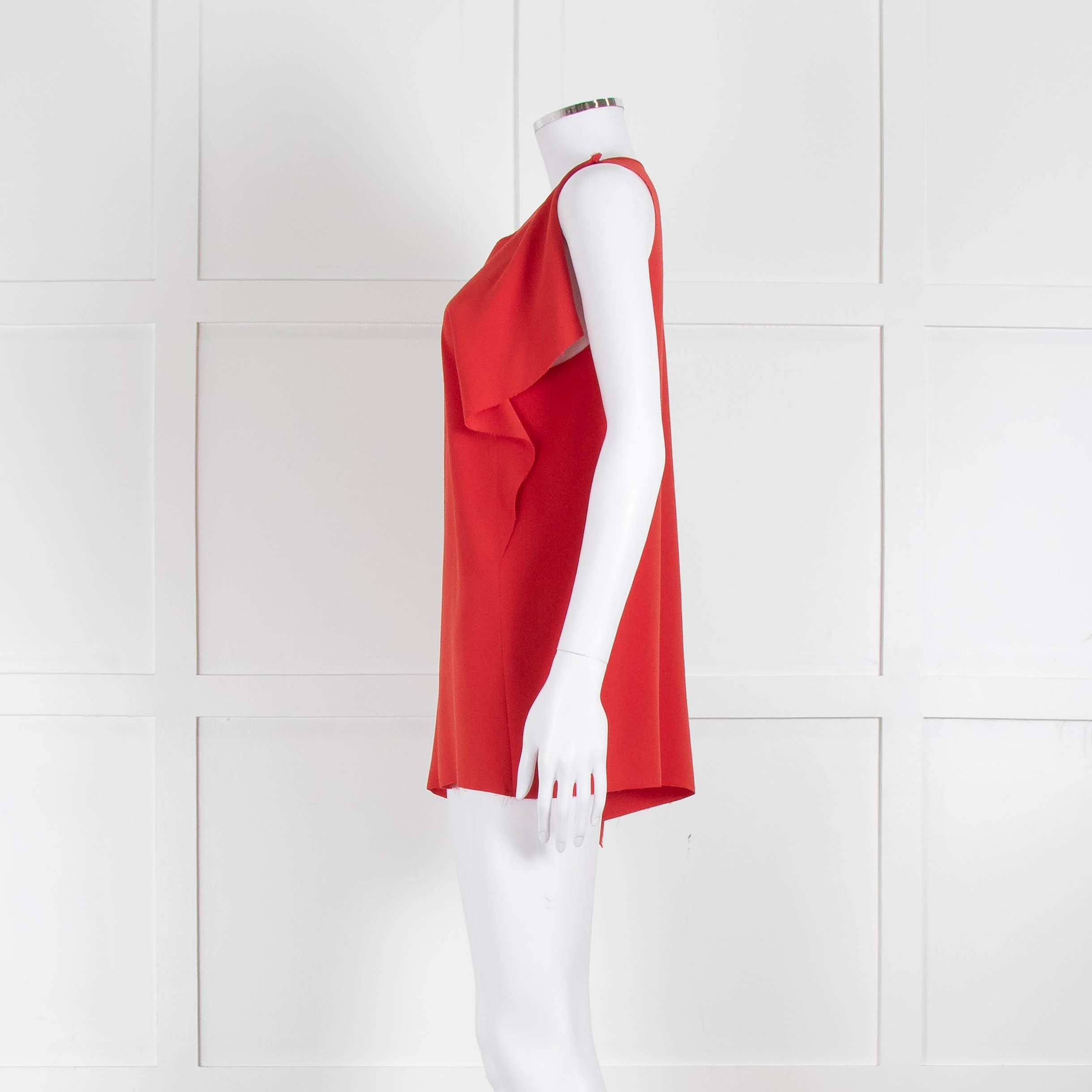 Joseph Red Raw Edge Sleeveless Top - Image 7