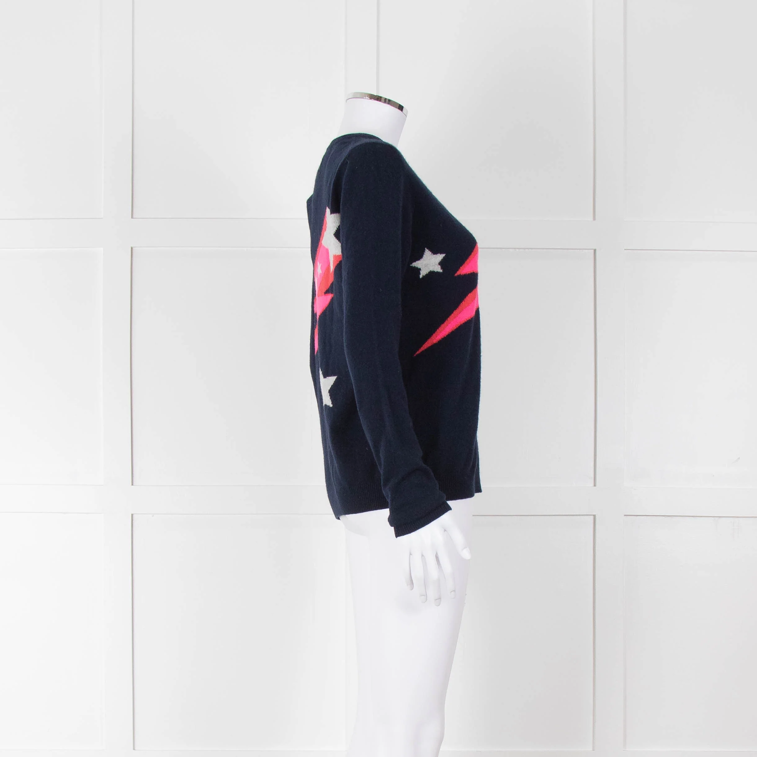 Jumper 1234 Navy Neon Shooting Star Jumper - Image 3