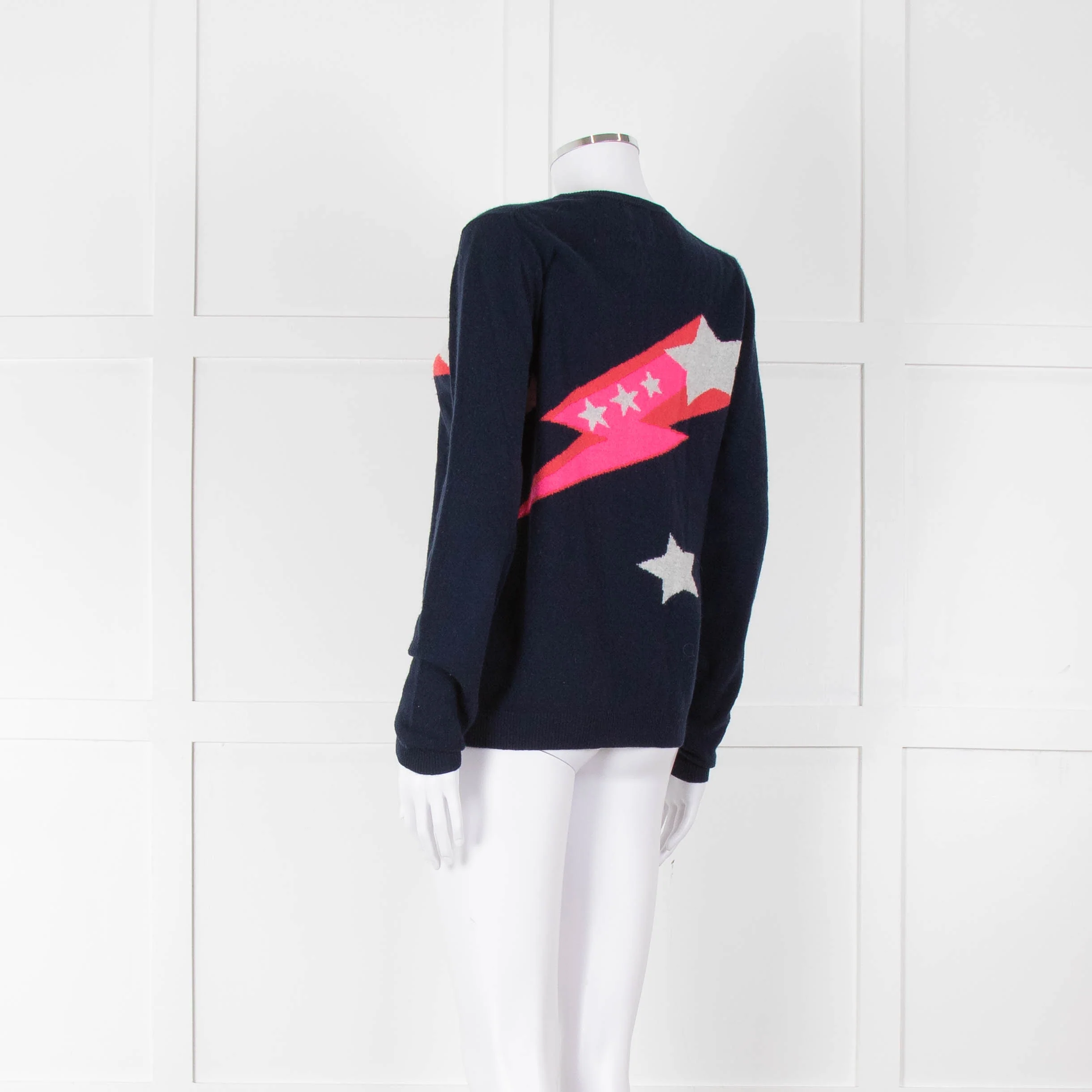 Jumper 1234 Navy Neon Shooting Star Jumper - Image 6