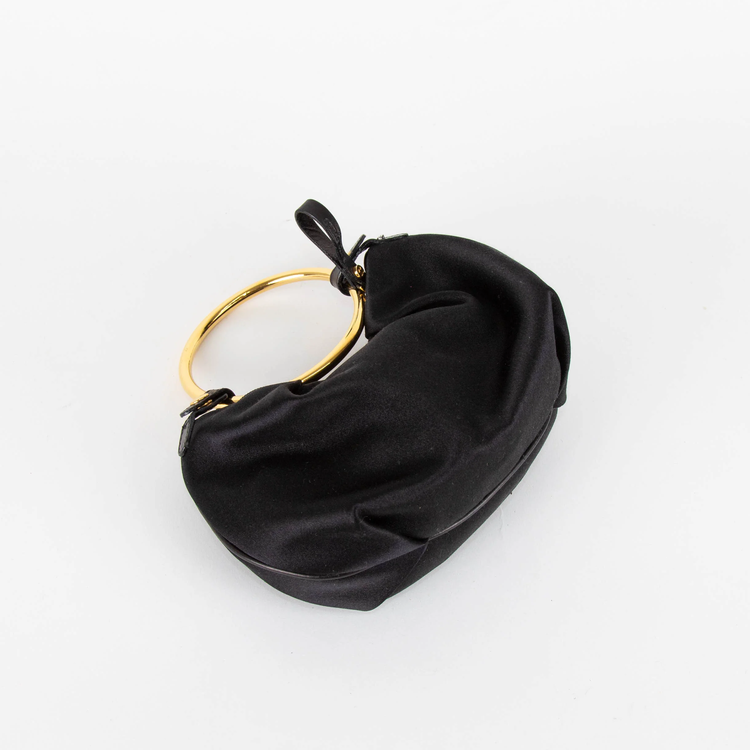 Kate Spade Black Gold Round Handle Mini Bag - Image 5