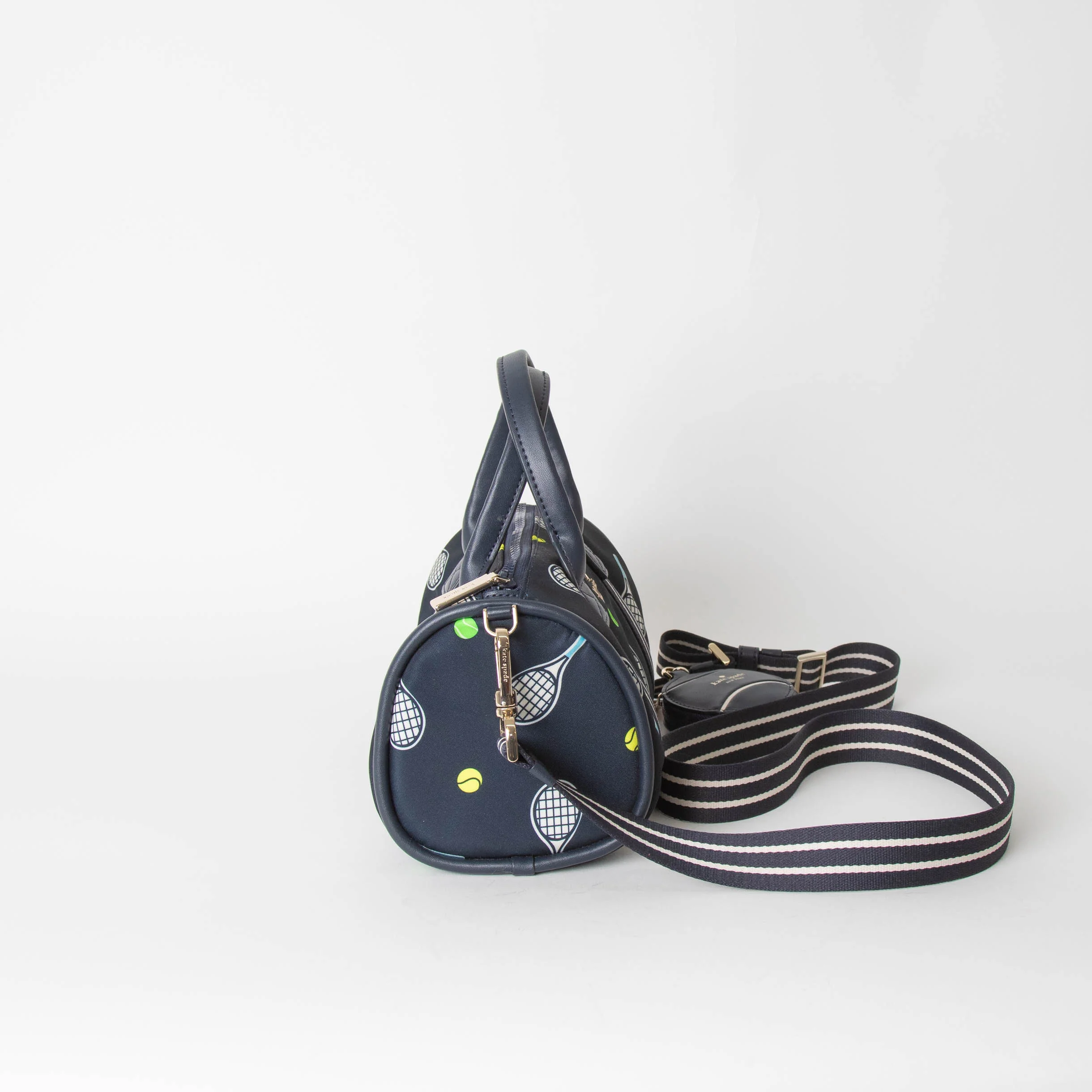 Kate Spade Navy Blue Racquet And Ball Small Duffle Bag - Image 3