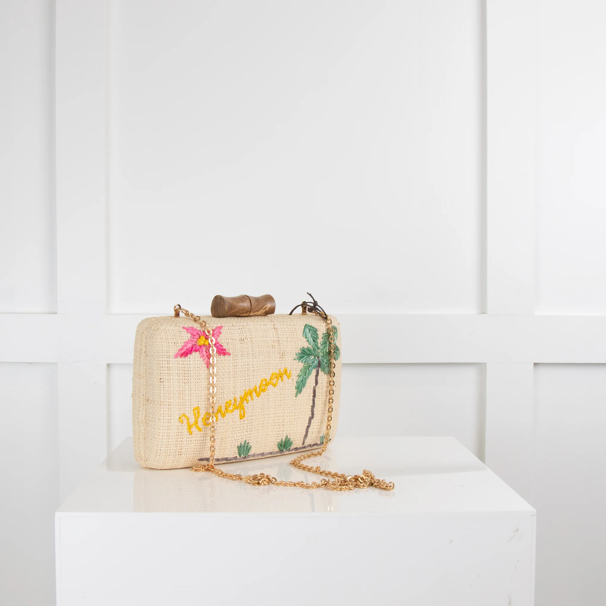 Kayu Raffia Honeymoon Clutch - Image 4