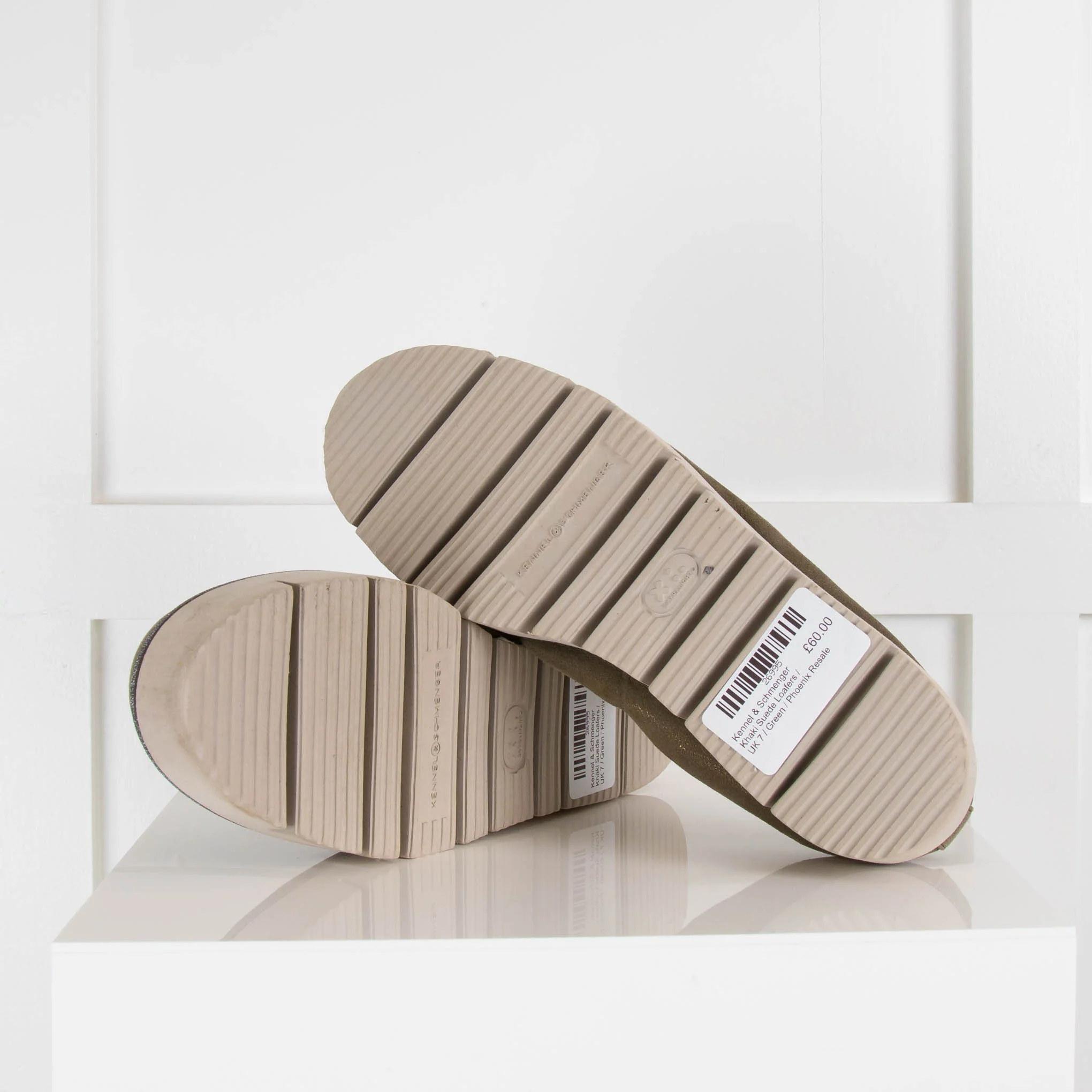 Kennel & Schmenger Khaki Suede Loafers - Image 7