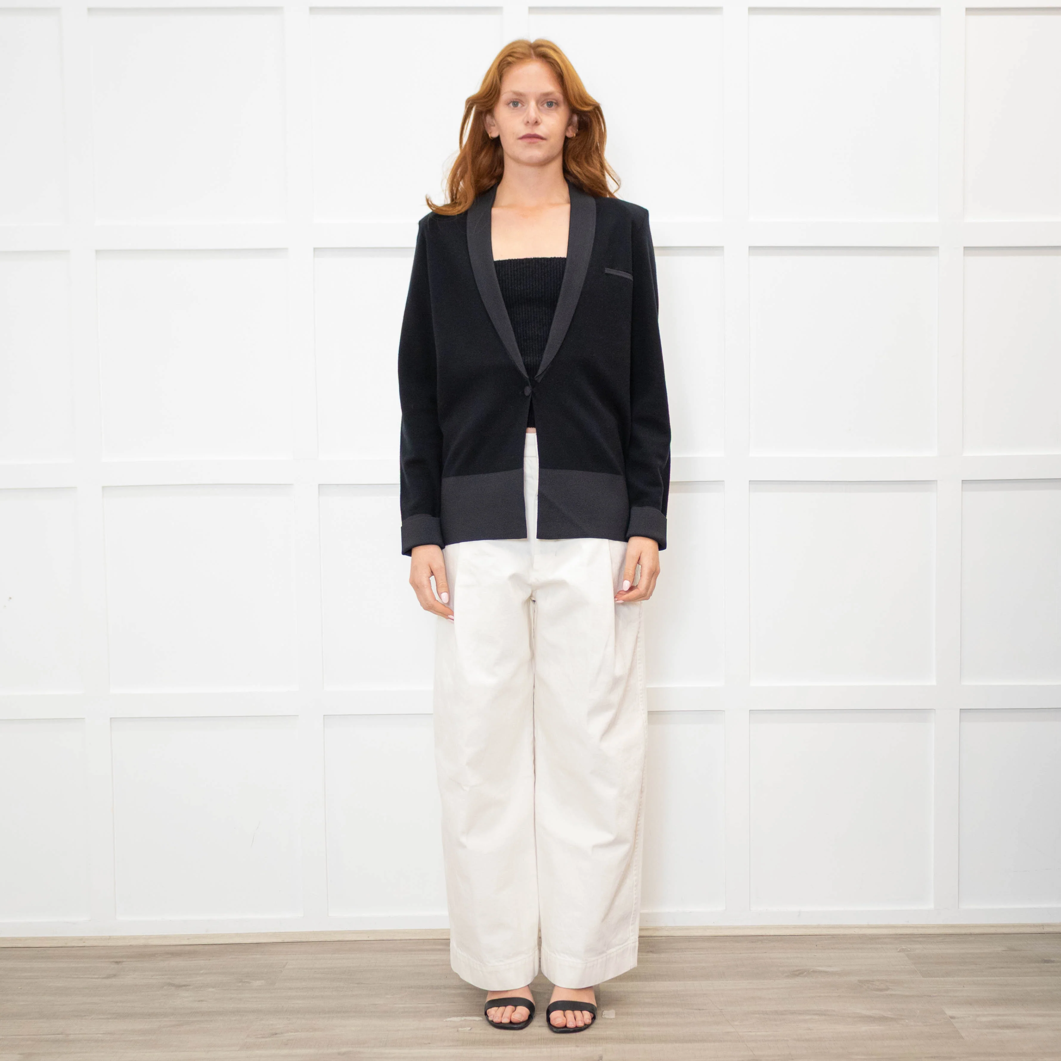 Kenzo Black Wool & Silk Jacket