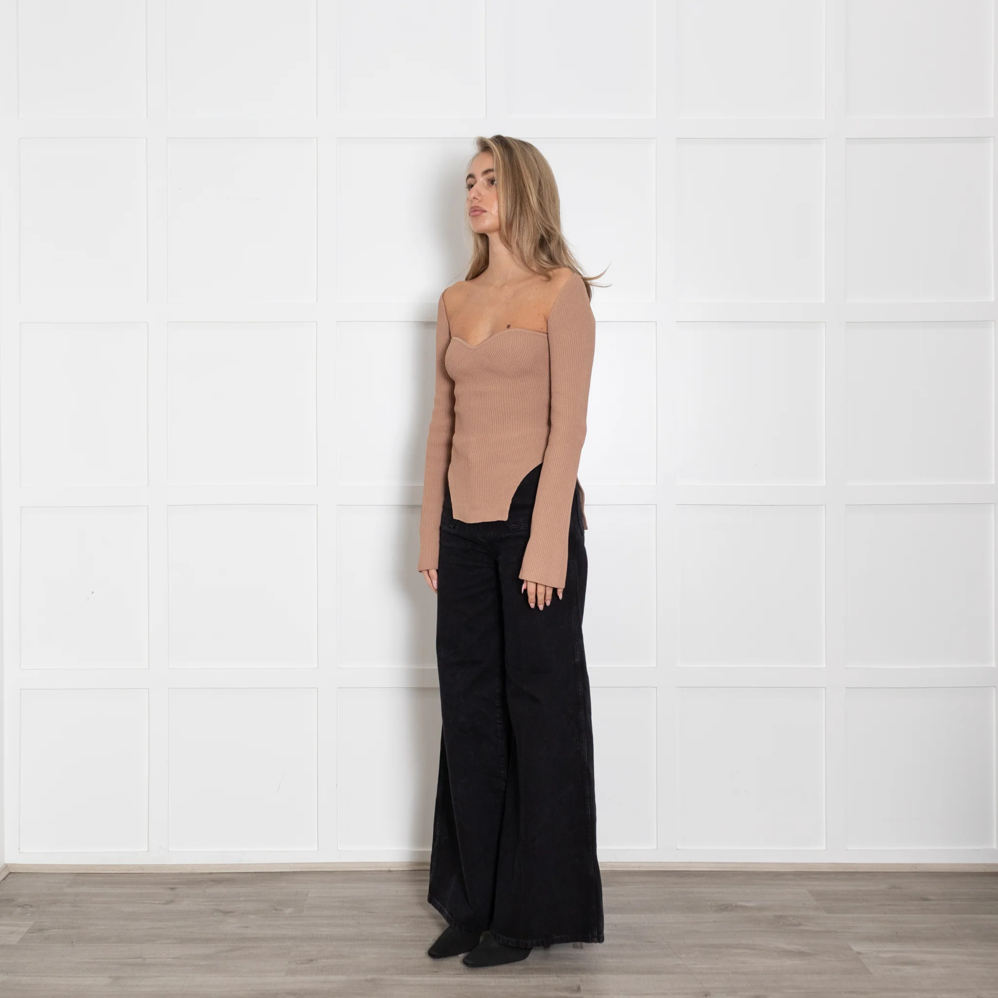Khaite Camel Shaped Front Top - Image 3