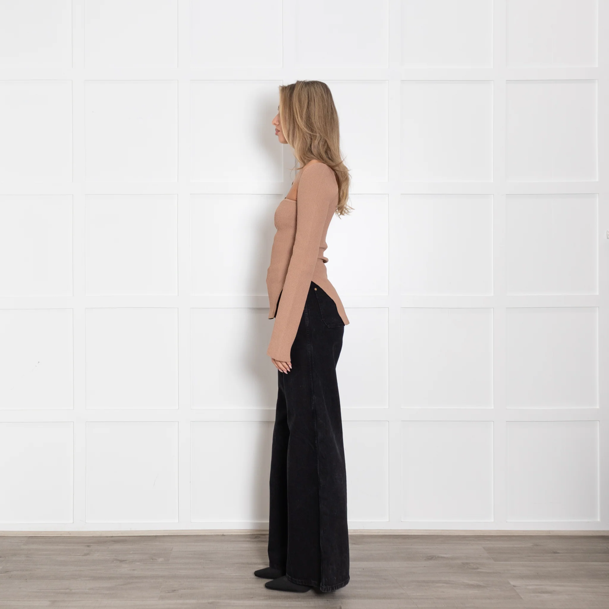 Khaite Camel Shaped Front Top - Image 4