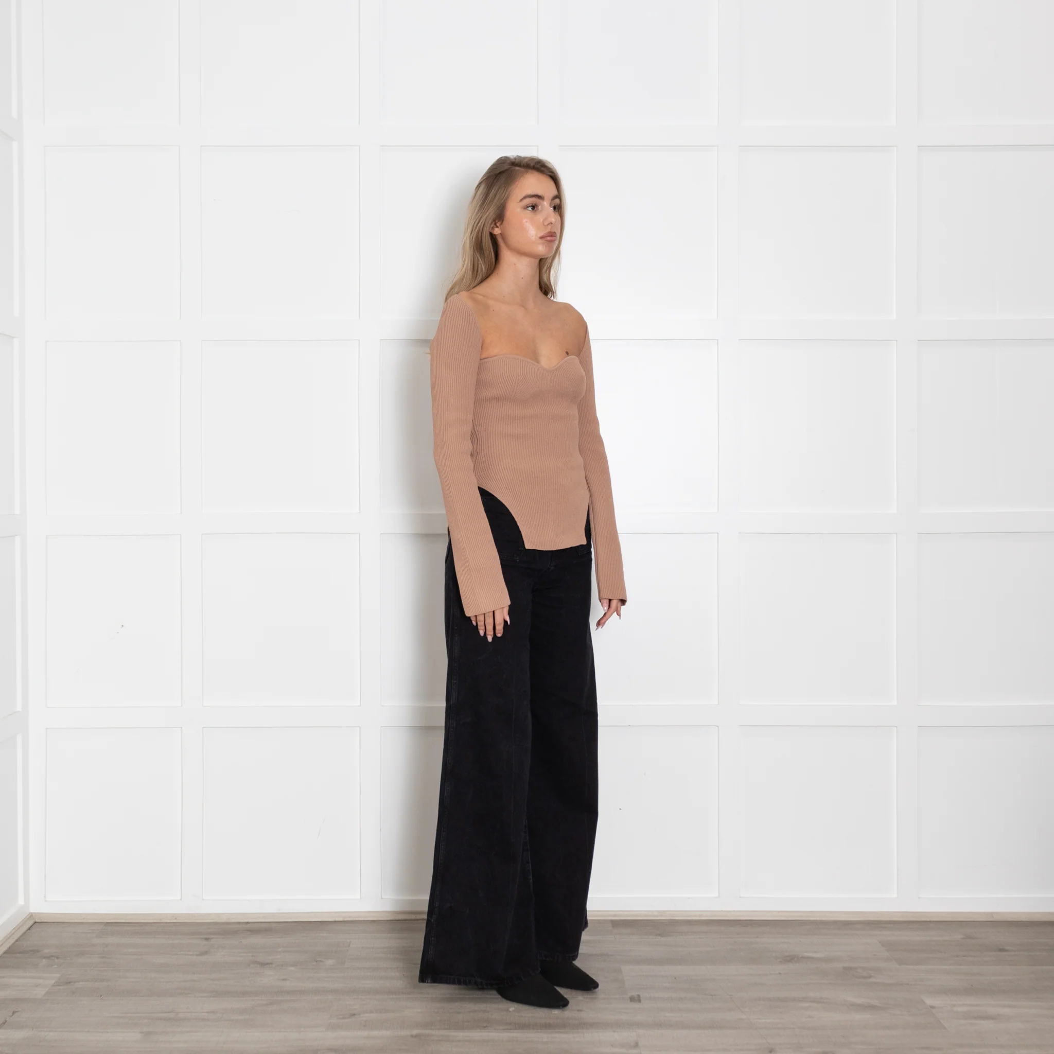 Khaite Camel Shaped Front Top - Image 7