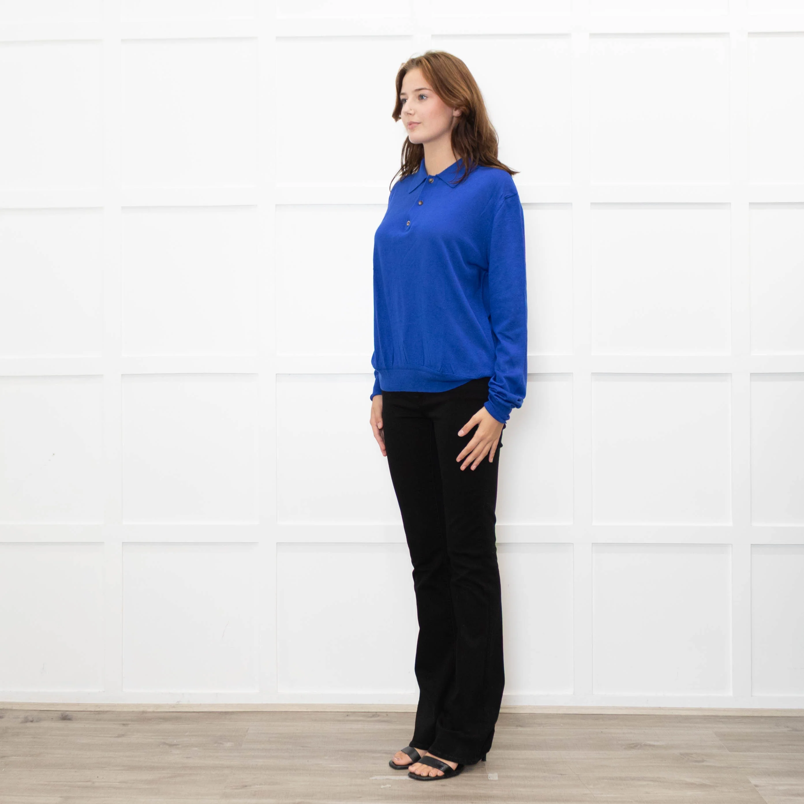 La Ligne Fine Knit Collared Jumper - Image 3