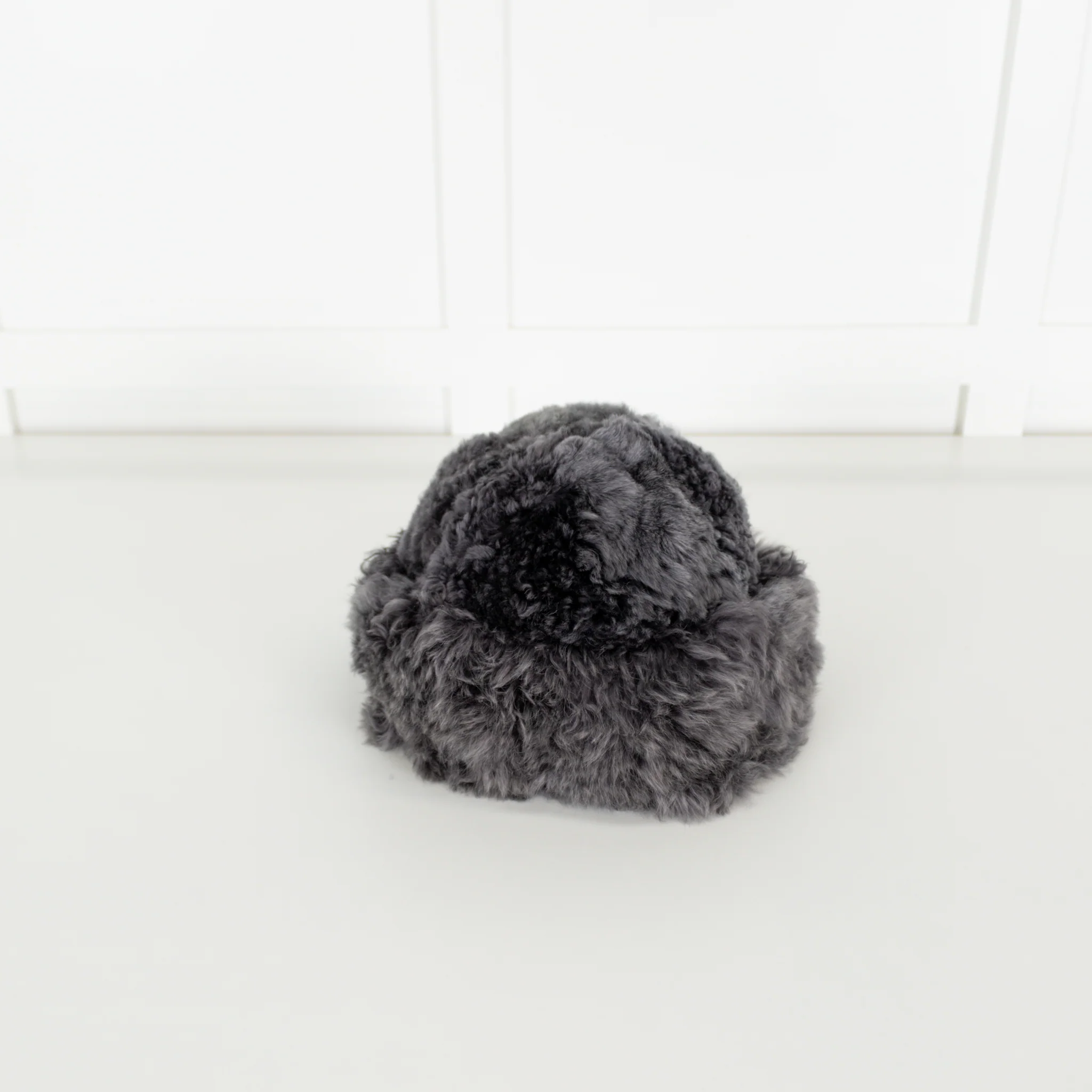 Lacorine Grey Alpaca Fur Hat - Image 2