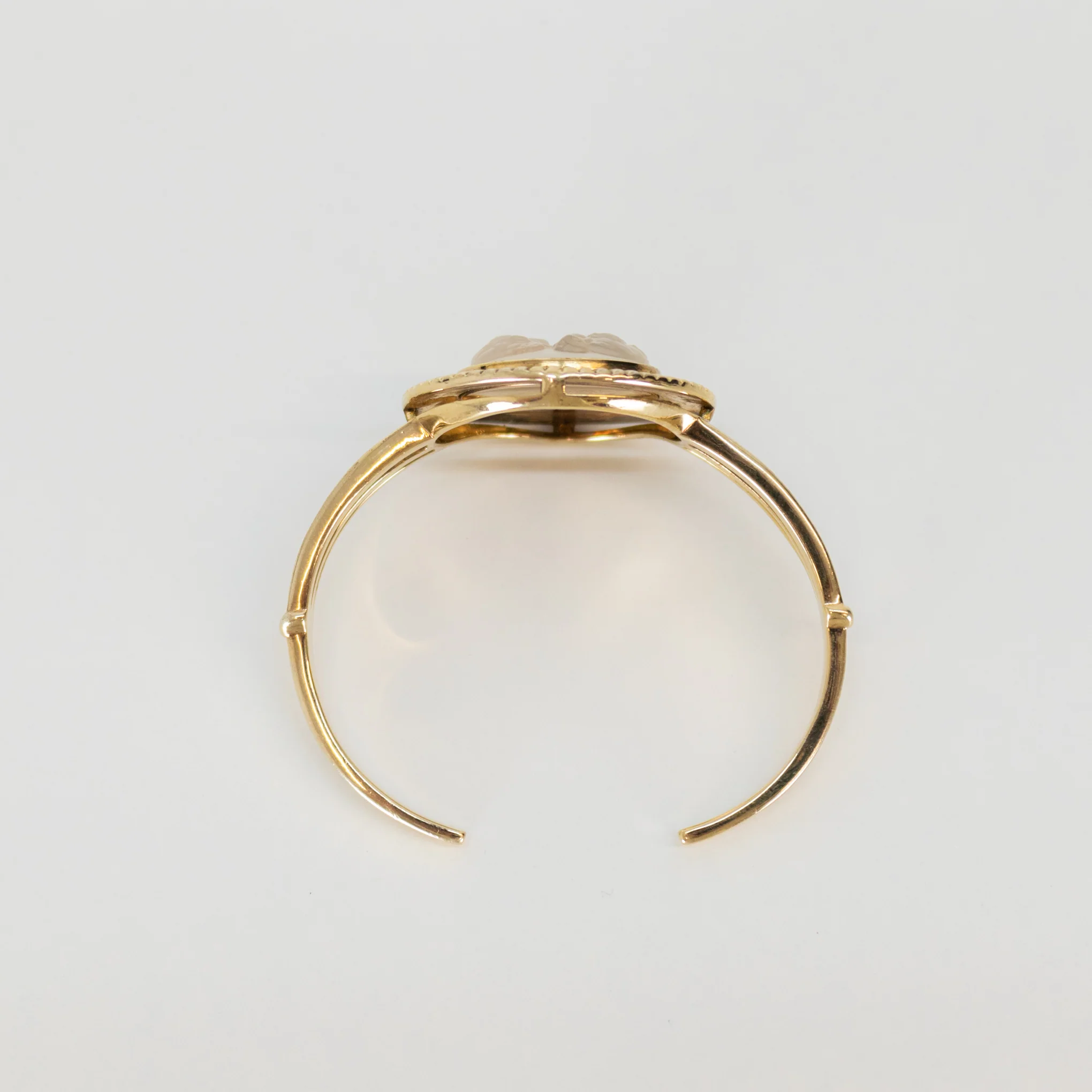 Lalique Gold Plated Sterling Silver Bangle - Image 8
