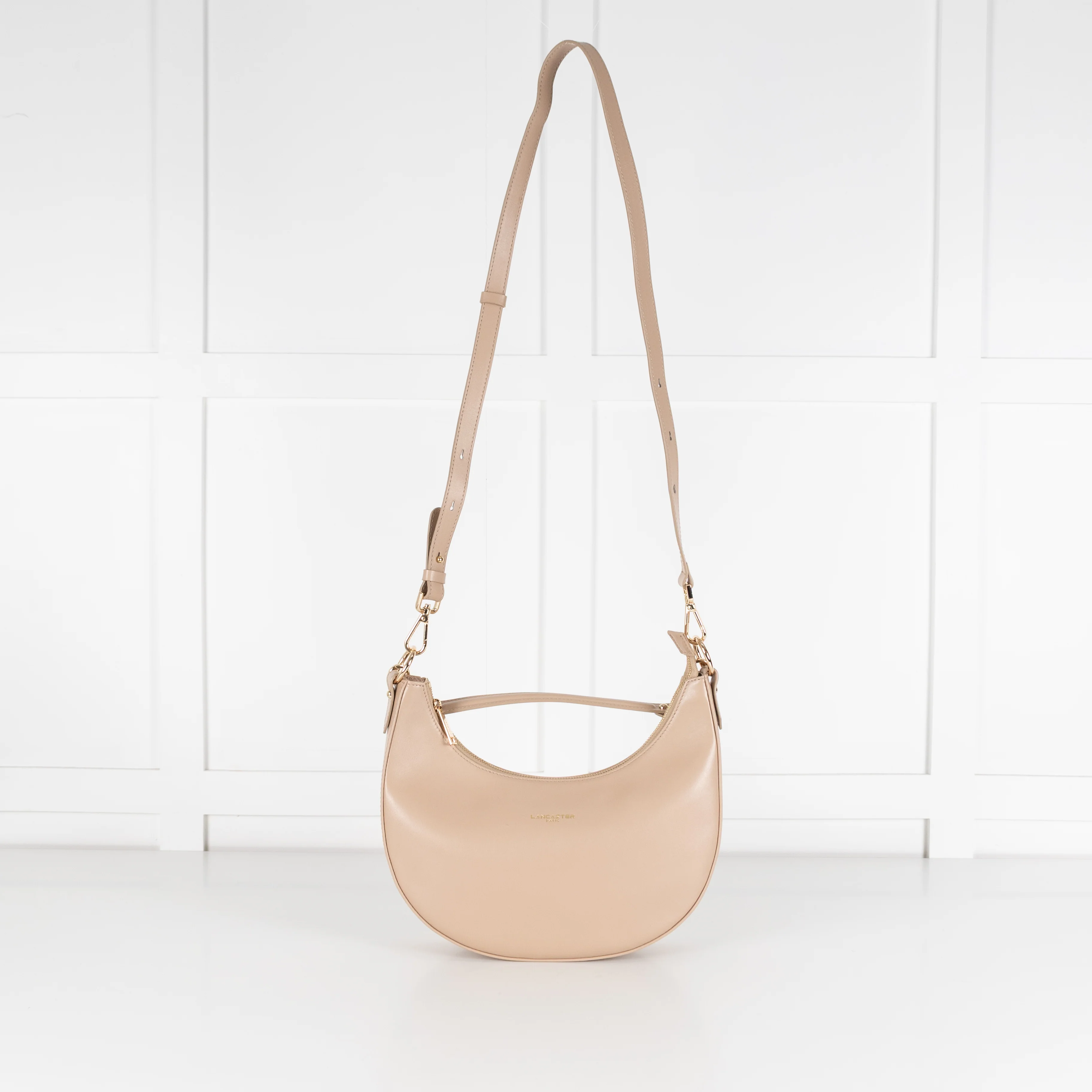 Lancaster Paris Beige Aimy Hobo Bag