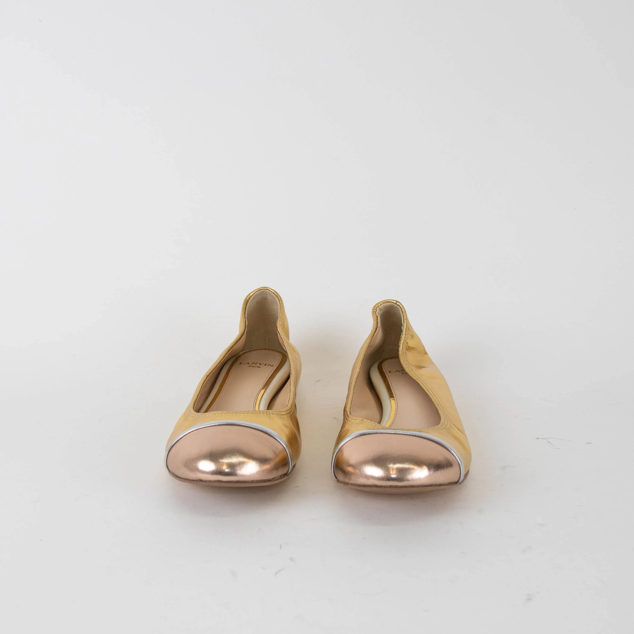 Lanvin Gold And Silver Pump - Image 3
