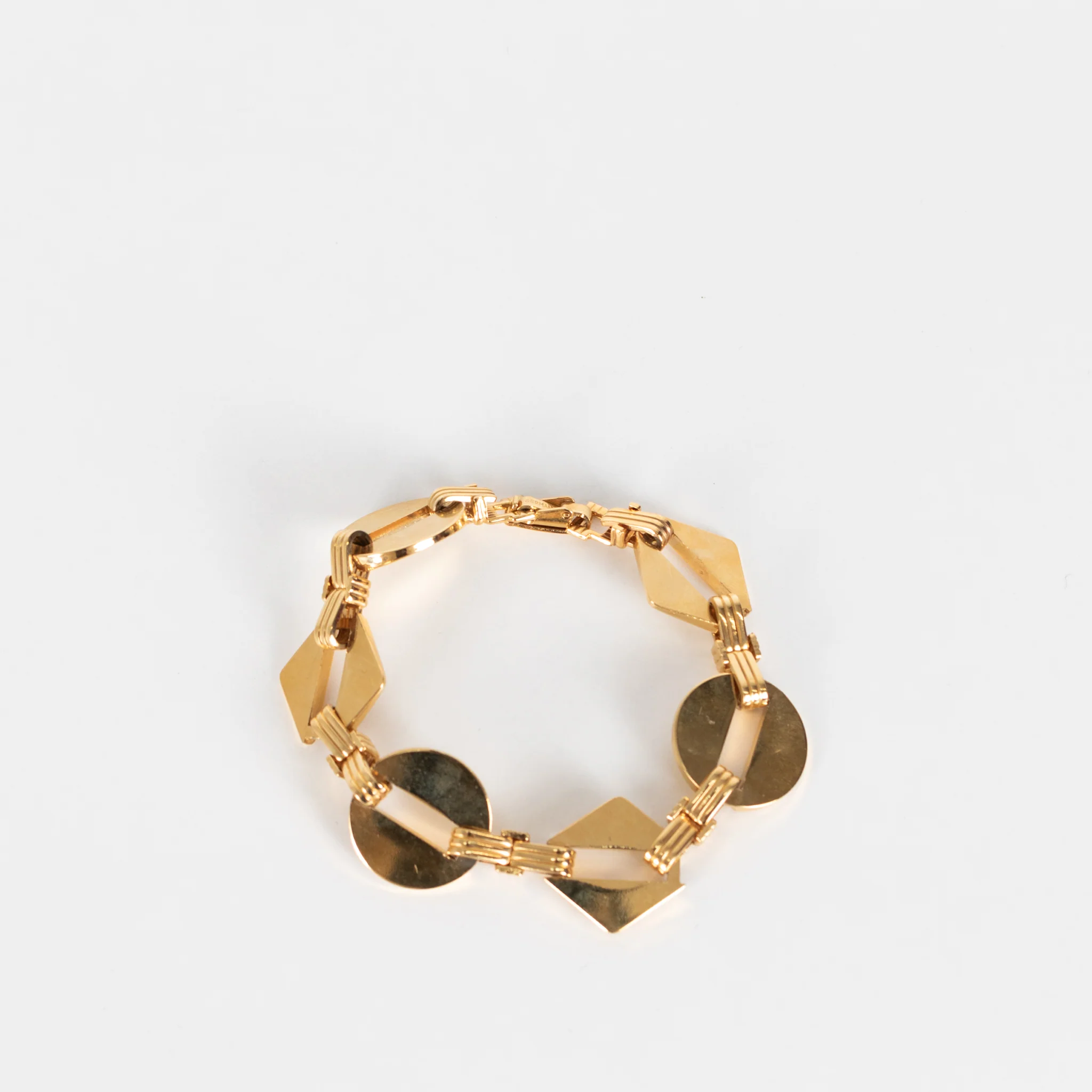 Lanvin Gold Tone Chunky Bracelet - Image 4