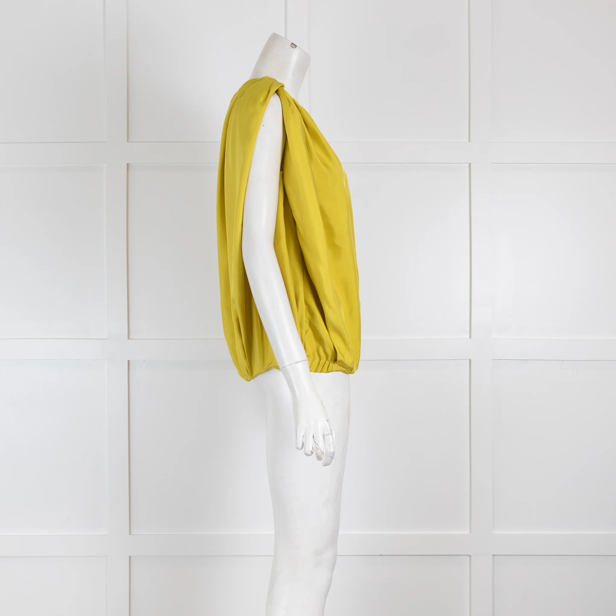 Lanvin Silk One Shoulder Top - Image 2