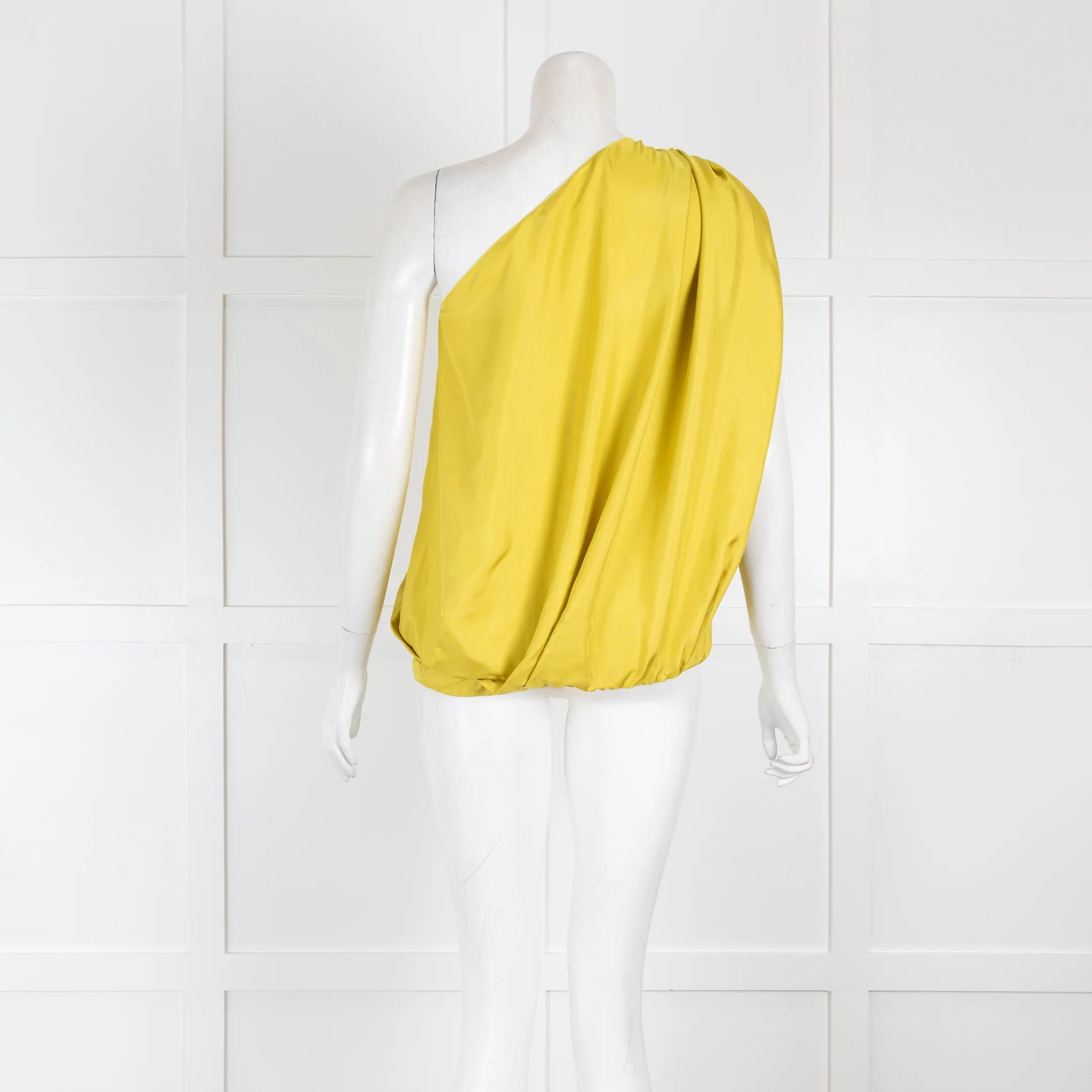 Lanvin Silk One Shoulder Top - Image 3