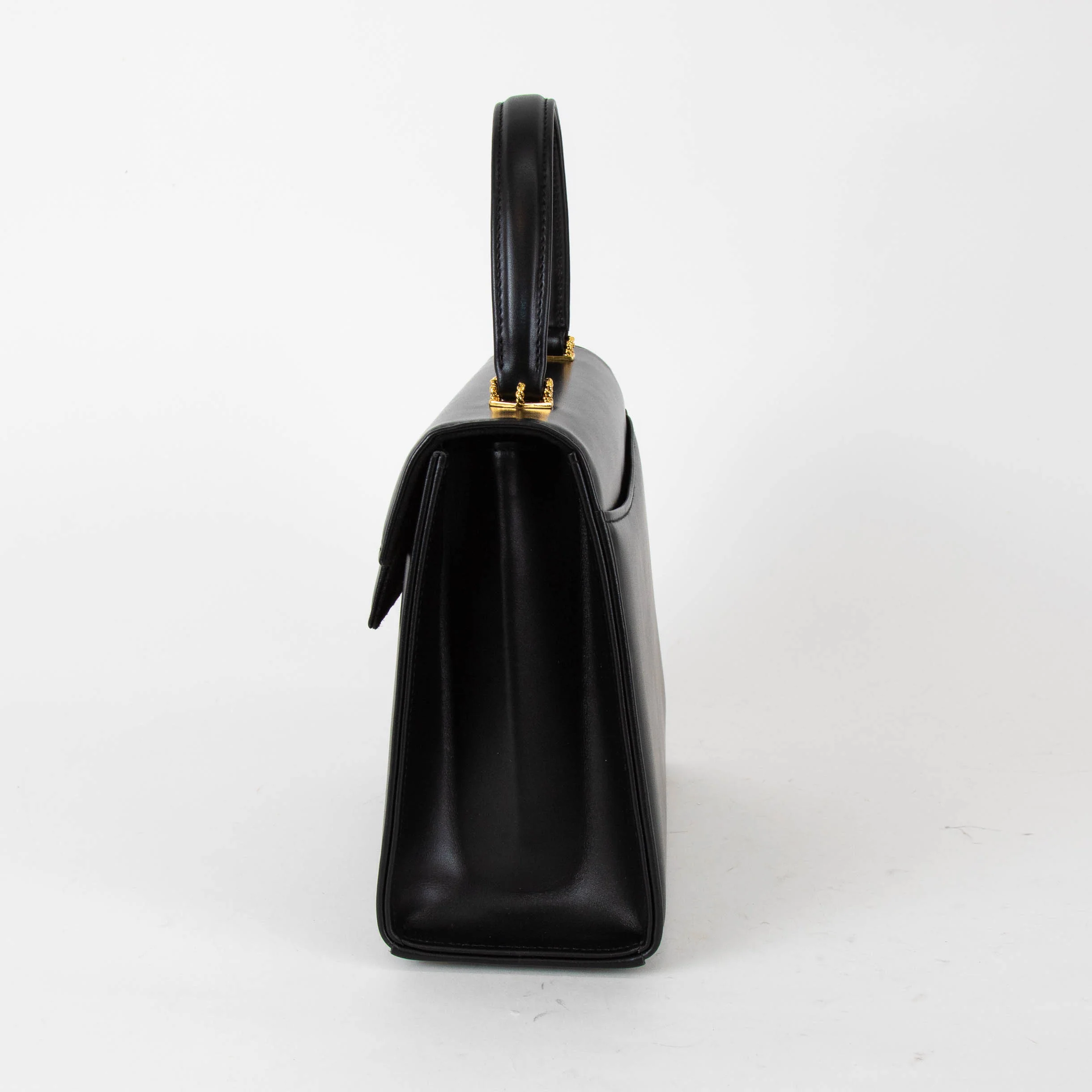 Launer London Black Traviata Leather Bag - Image 8