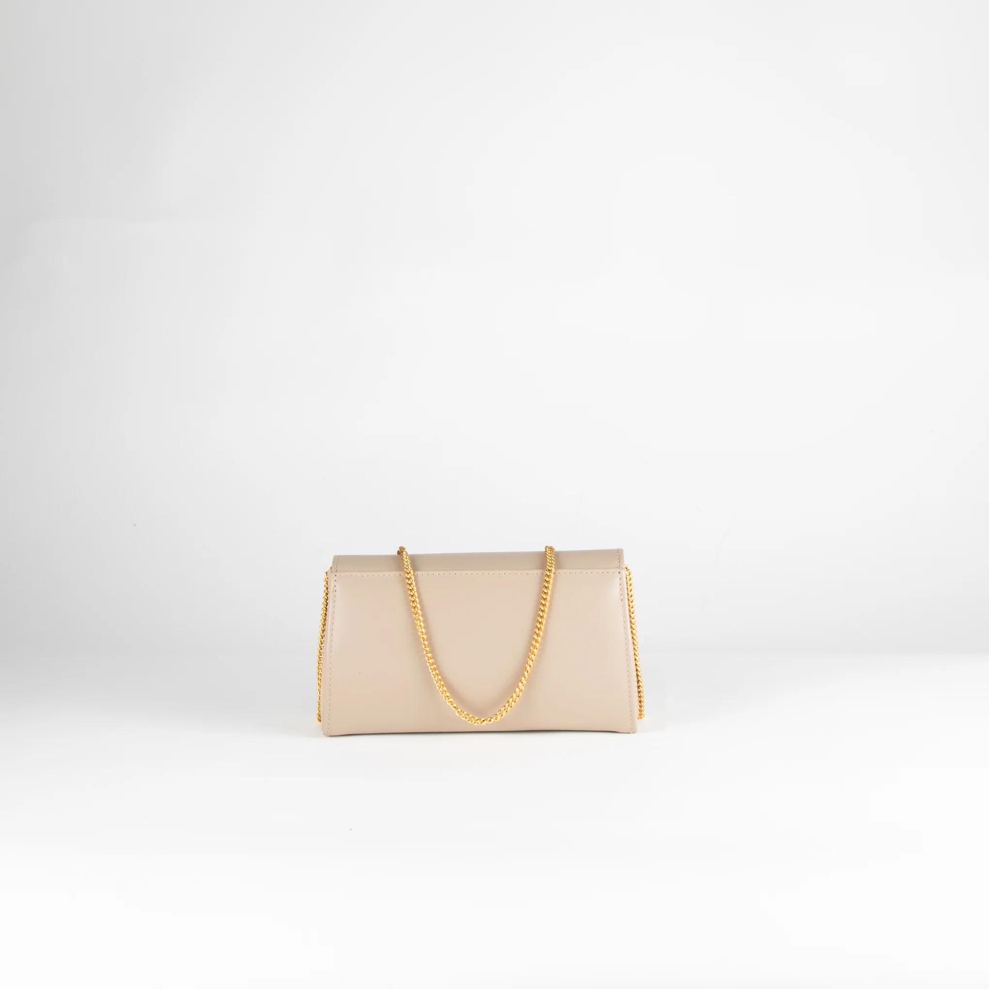 Launer London Buttermilk Leather Tosca Clutch Bag - Image 13