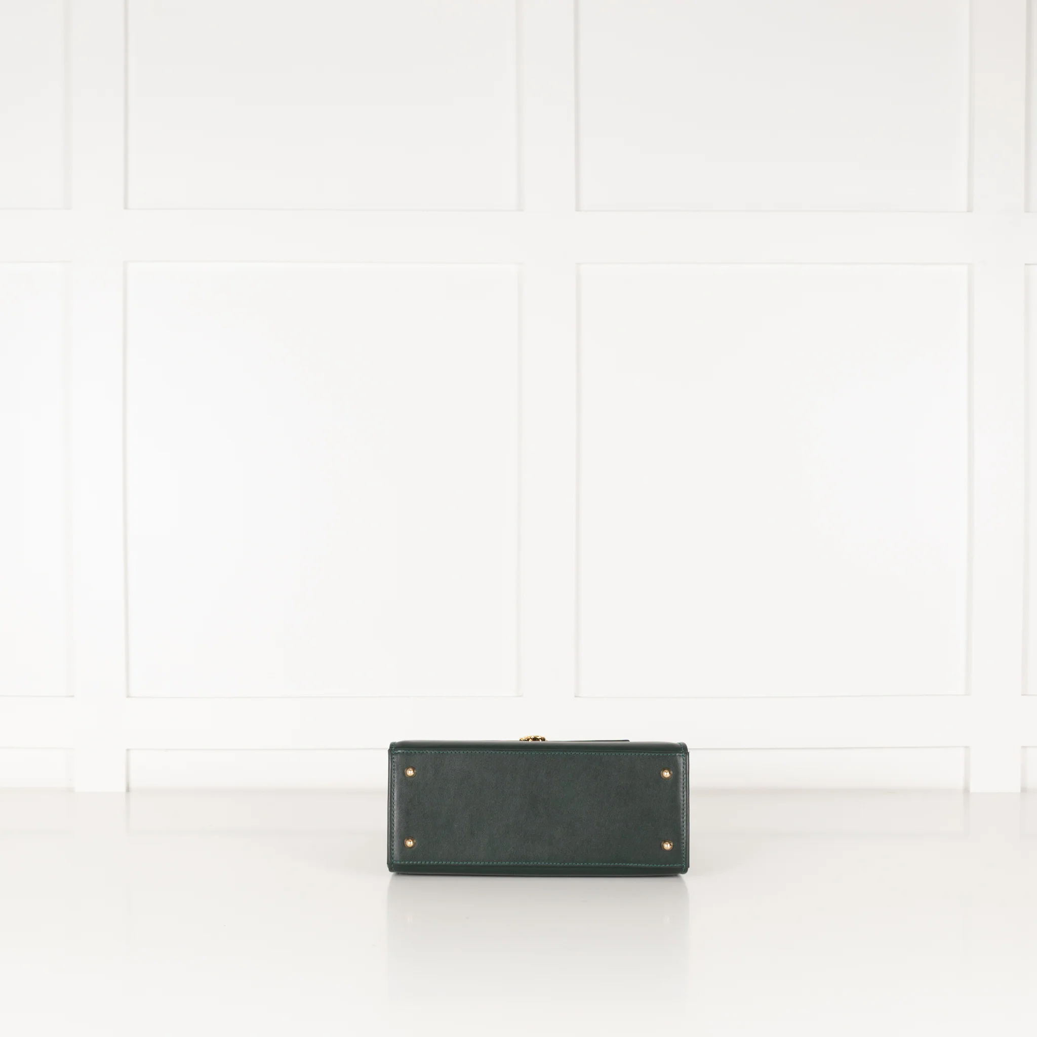 Launer London Forest Green Leather Traviata Bag - Image 11