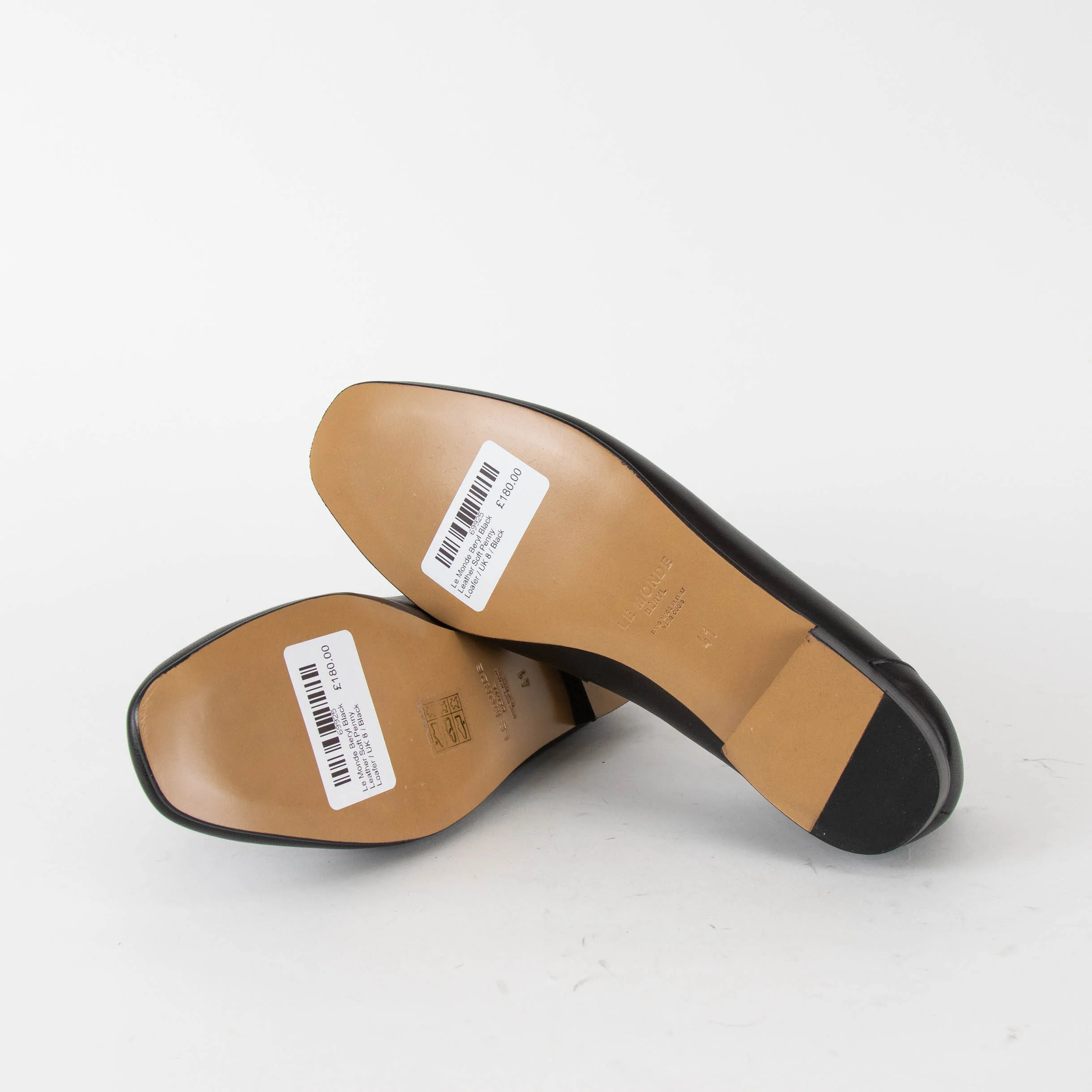 Le Monde Beryl Black Leather Soft Penny Loafer - Image 7