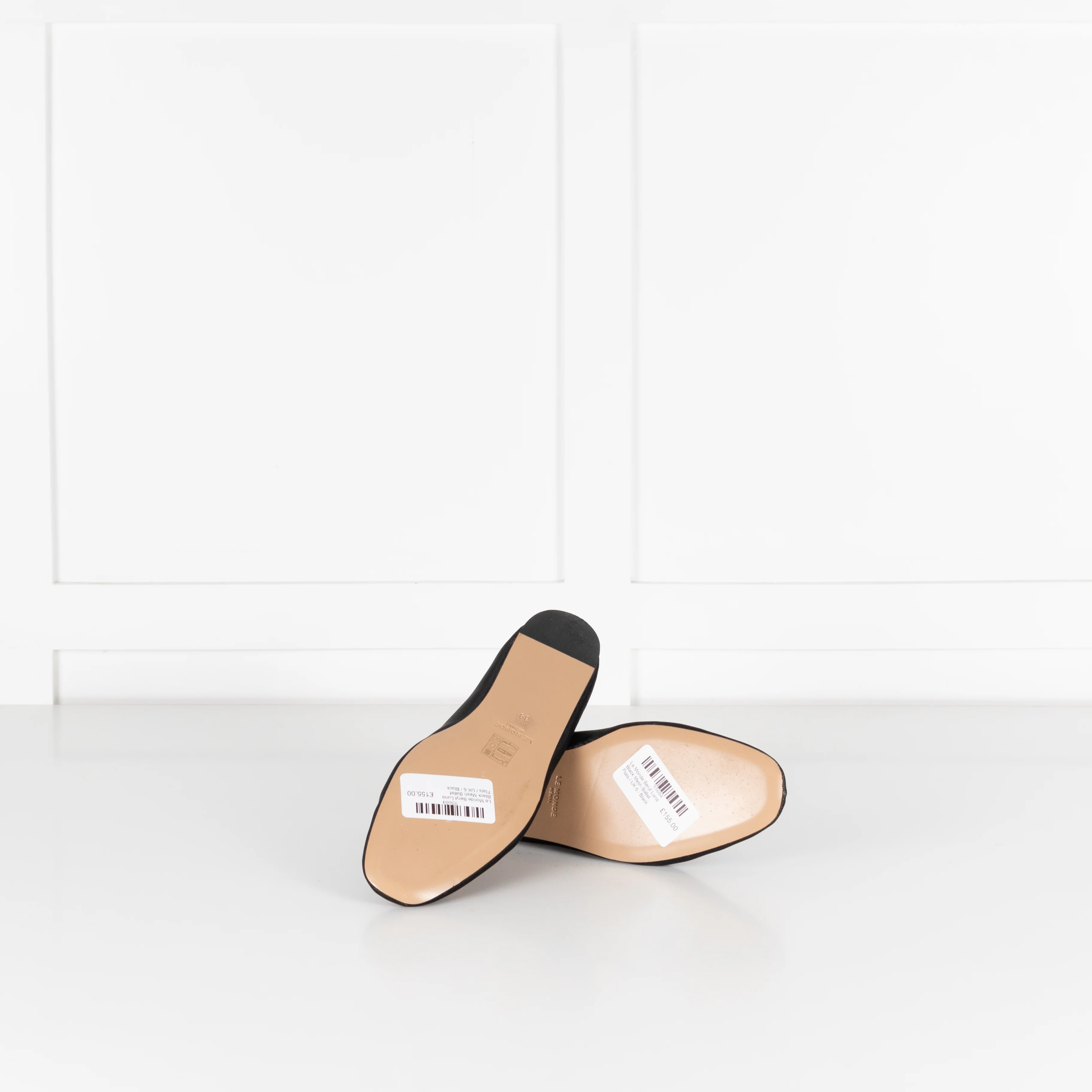 Le Monde Beryl Luna Black Mesh Ballet Flats - Image 8