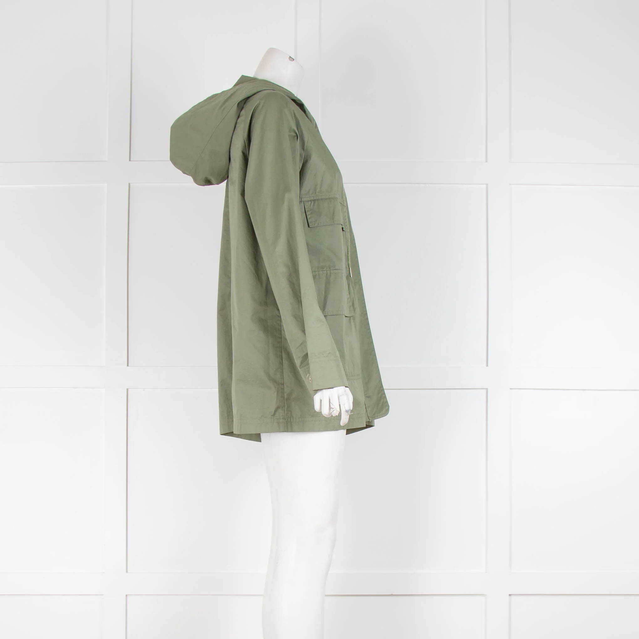 Lee Mathews Khaki Jacket With Hood - Image 2