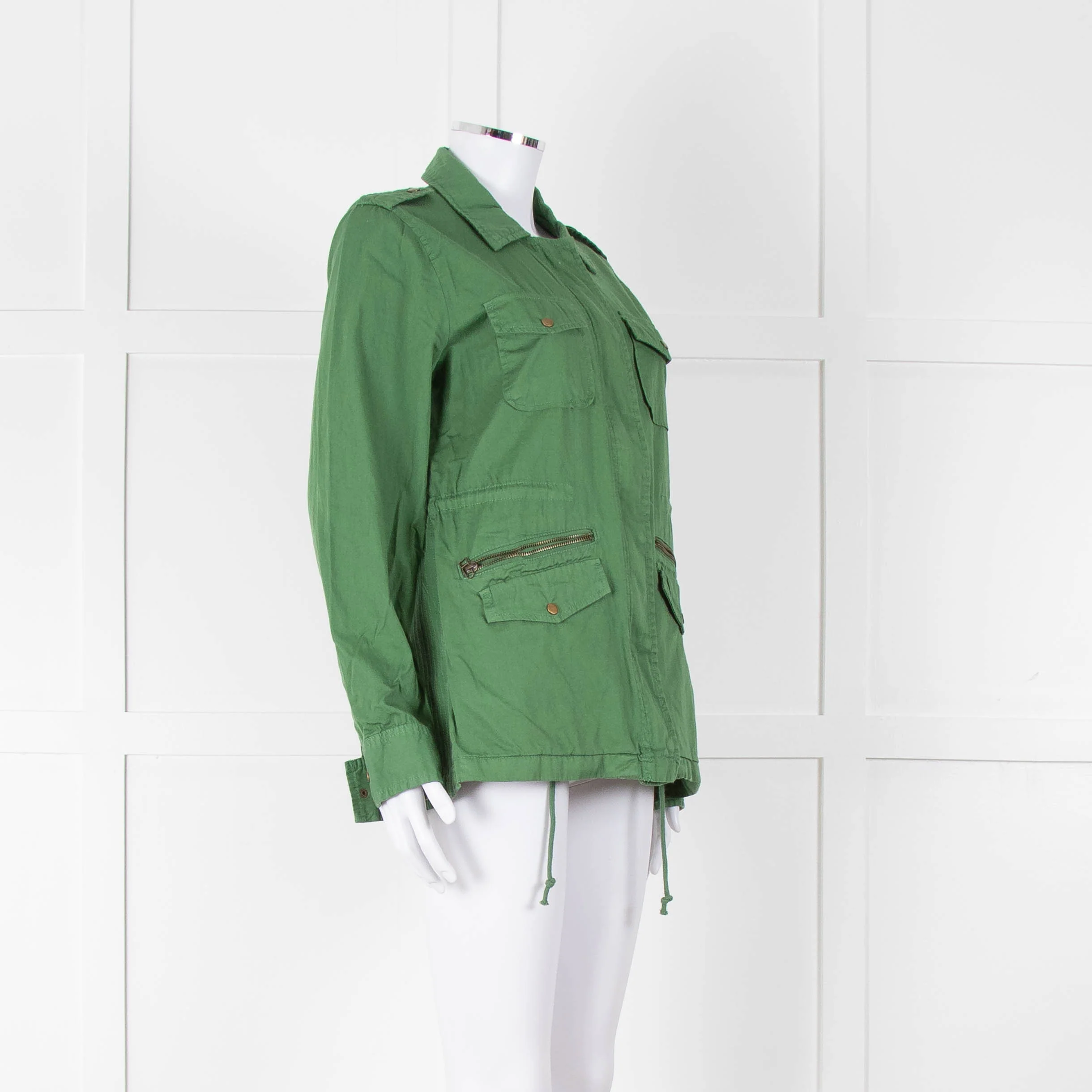 Lily Aldridge For Velvet Green Zip Up Jacket - Image 2