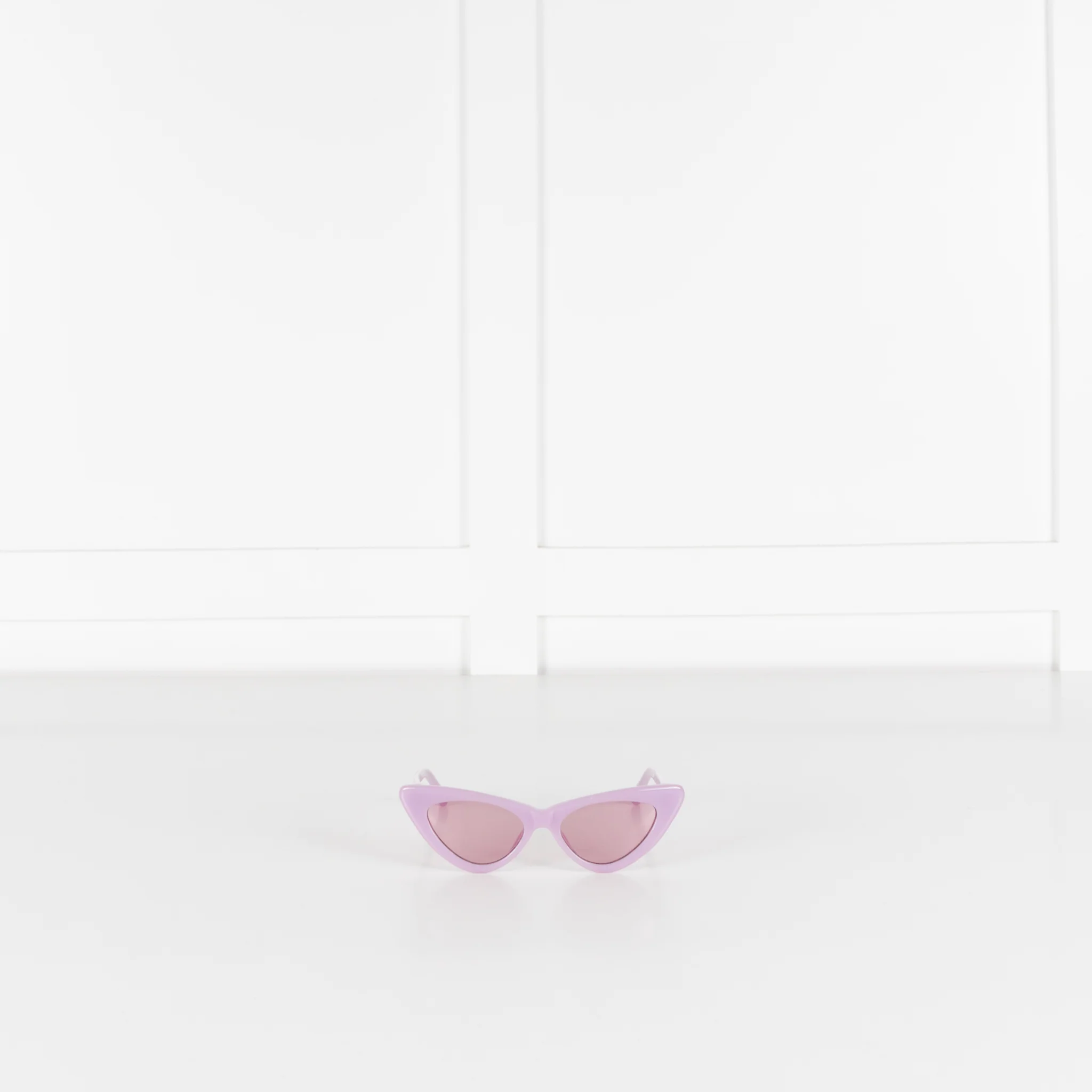 Linda Farrow The Attico Dora Purple Cat Eye Sunglasses
