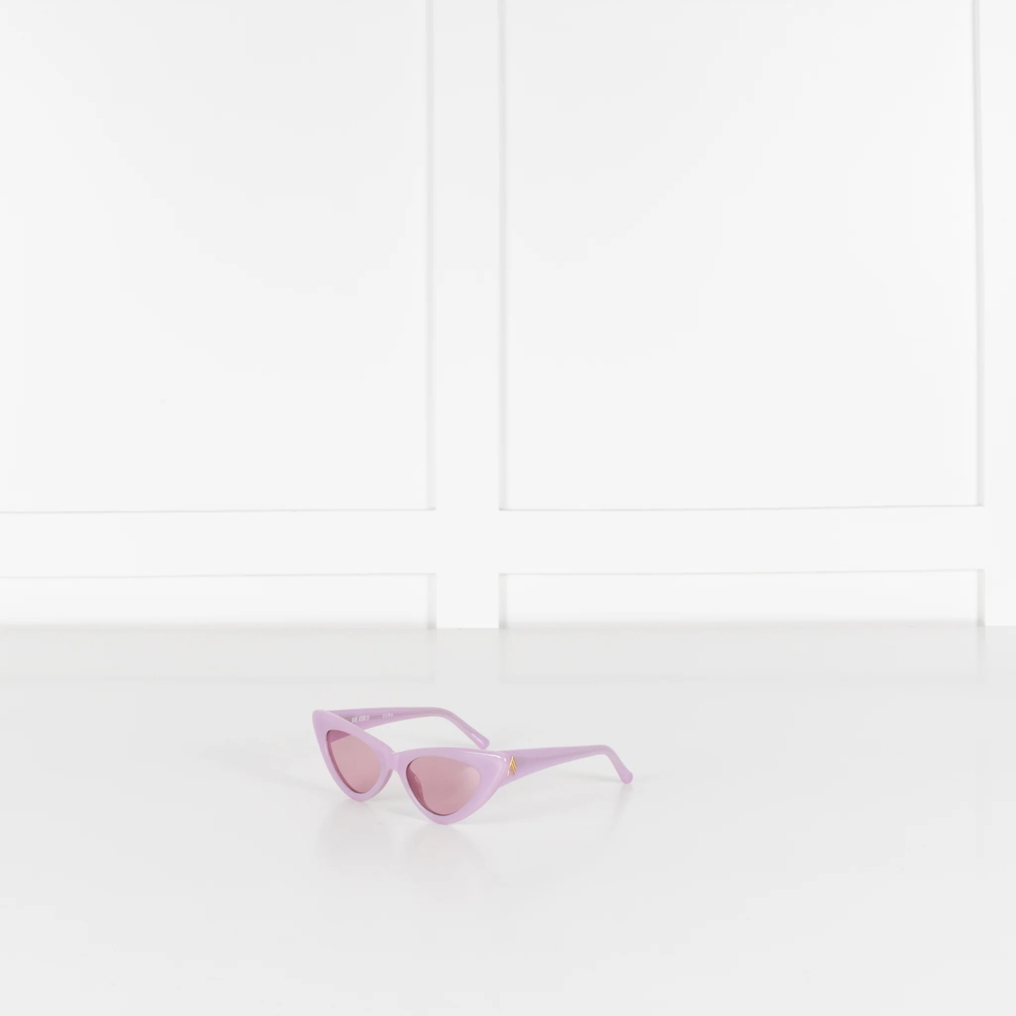 Linda Farrow The Attico Dora Purple Cat Eye Sunglasses - Image 2
