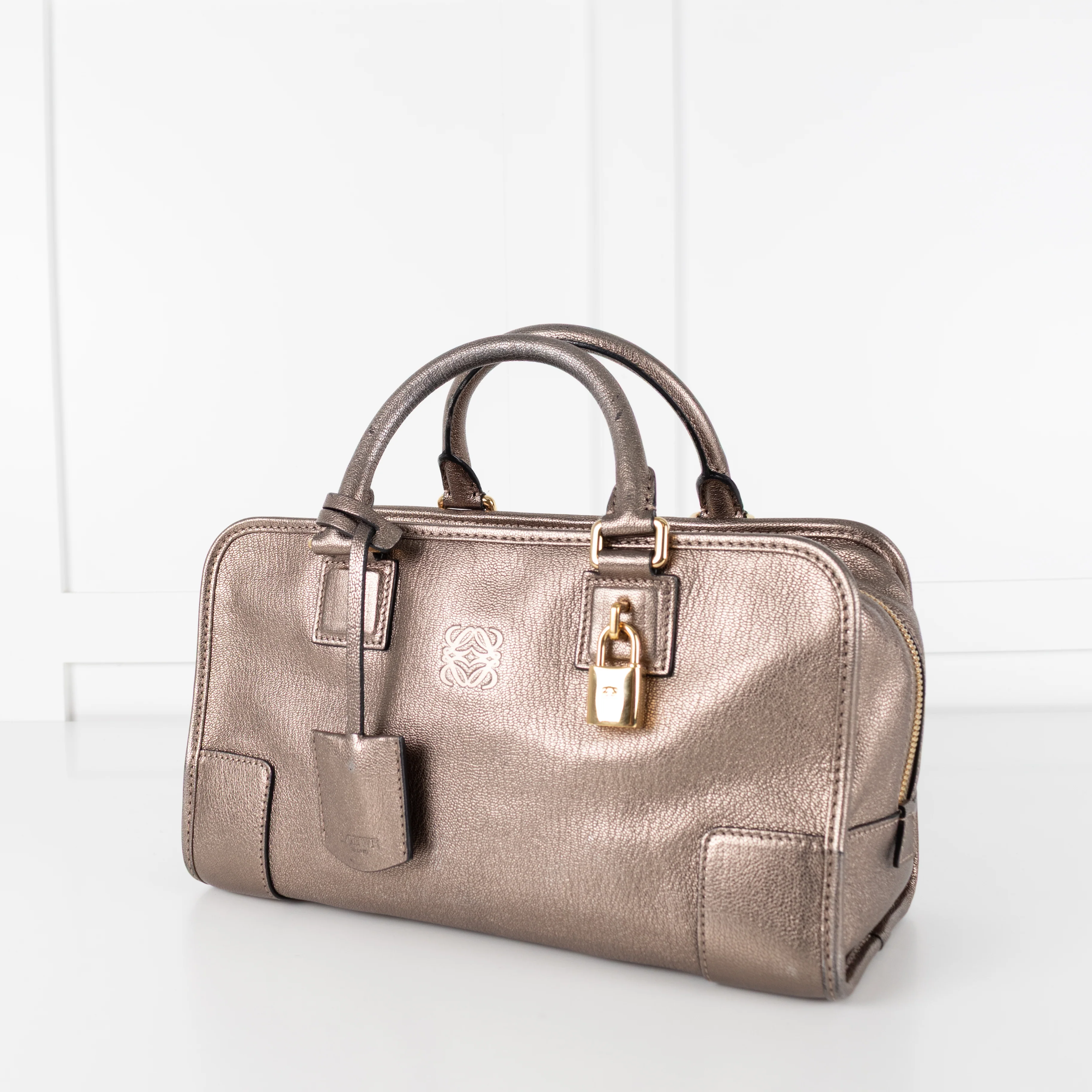 Loewe Gold Tone Amazona Bag - Image 10