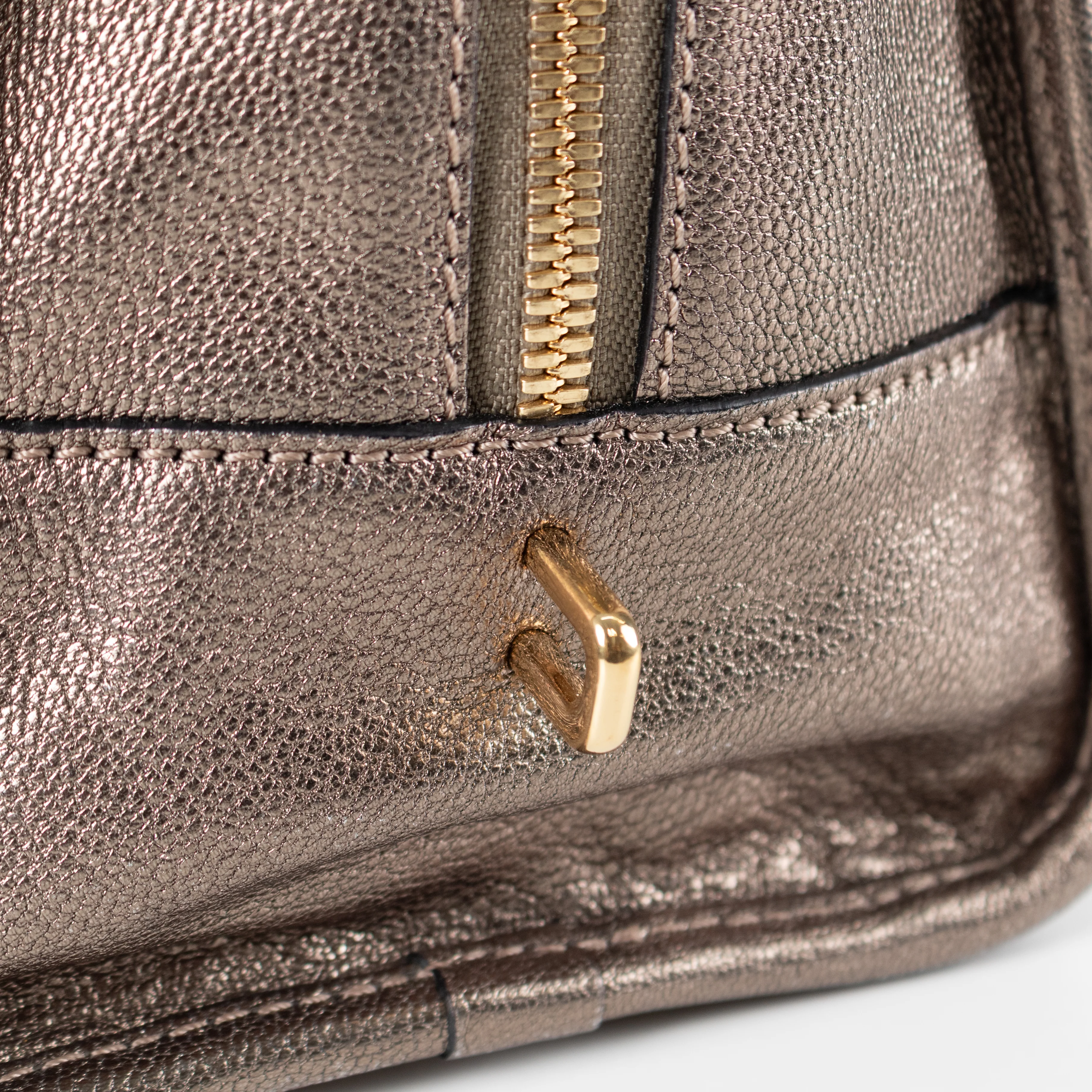 Loewe Gold Tone Amazona Bag - Image 16