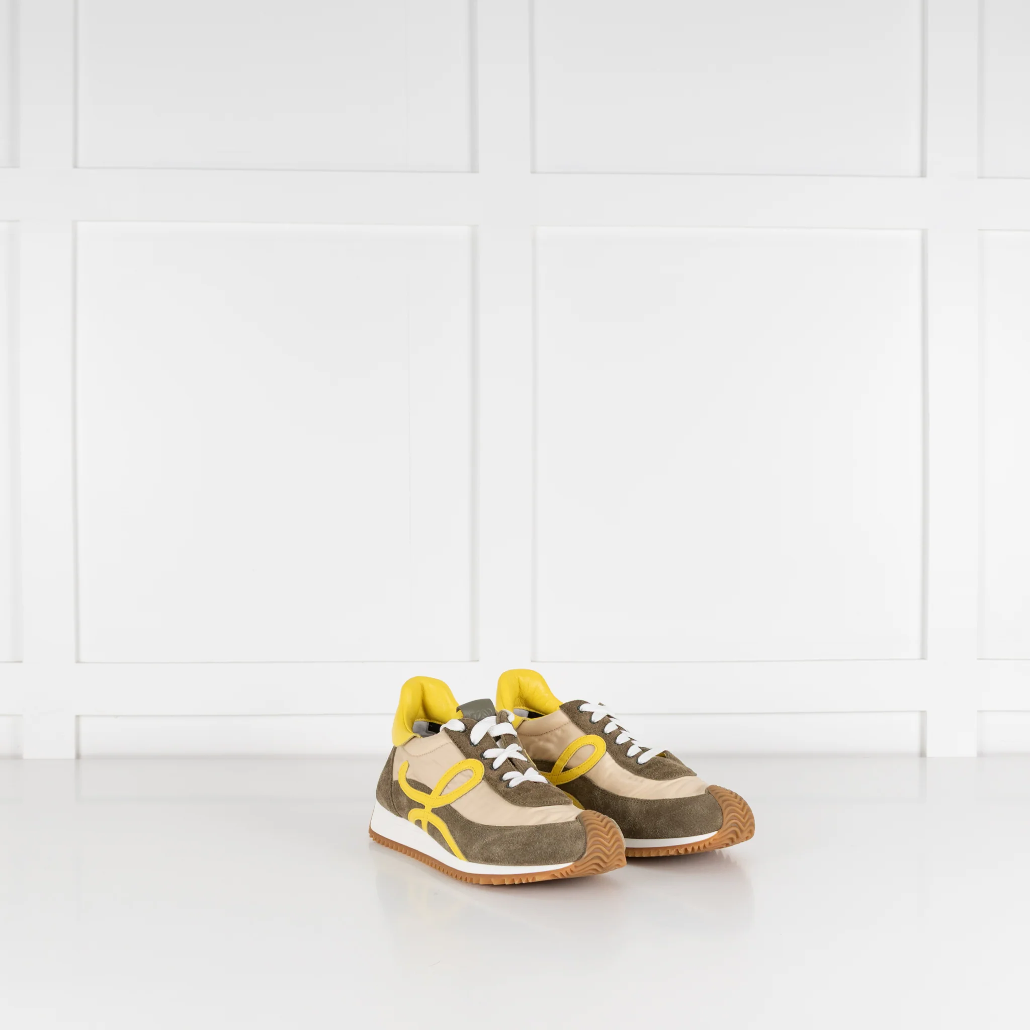Loewe Green Suede Flow Runner Trainers - Image 7