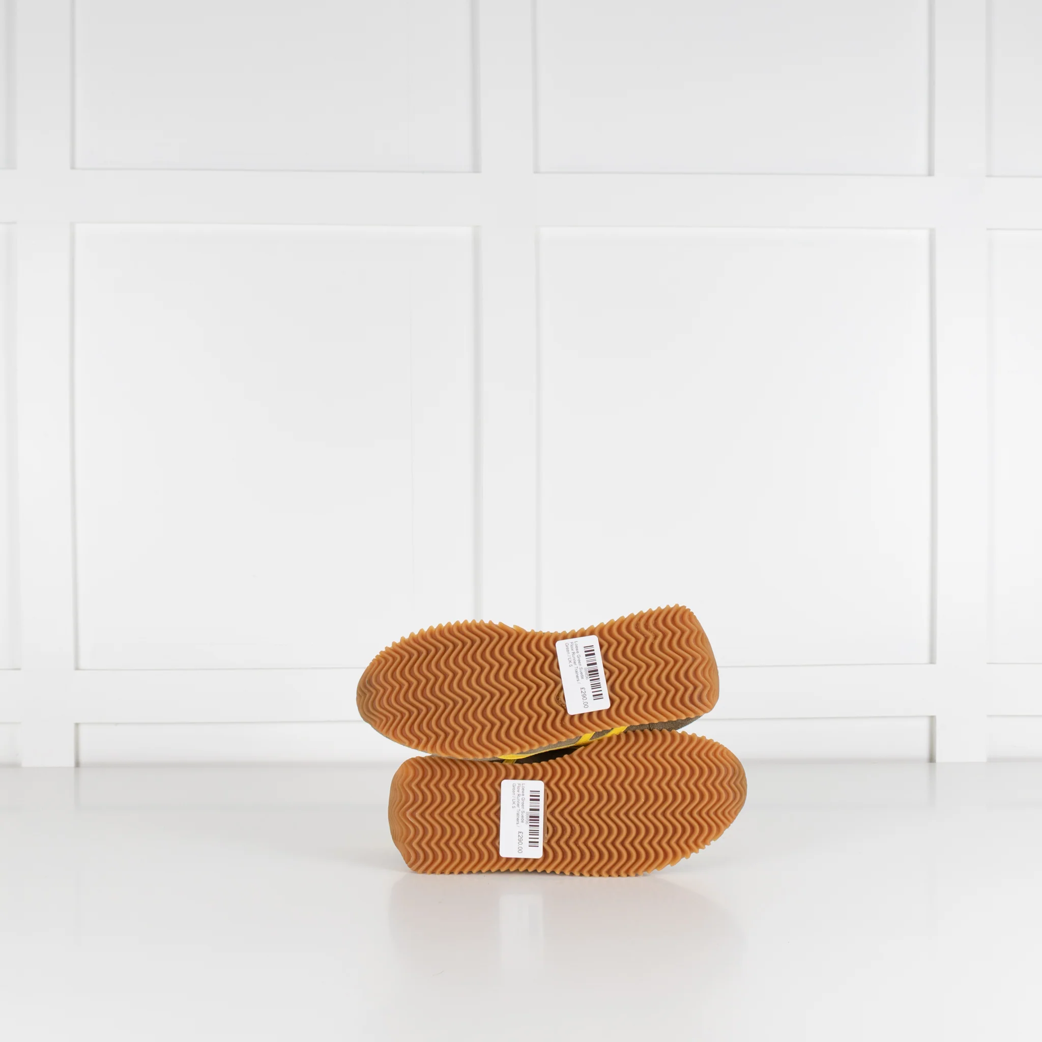 Loewe Green Suede Flow Runner Trainers - Image 8