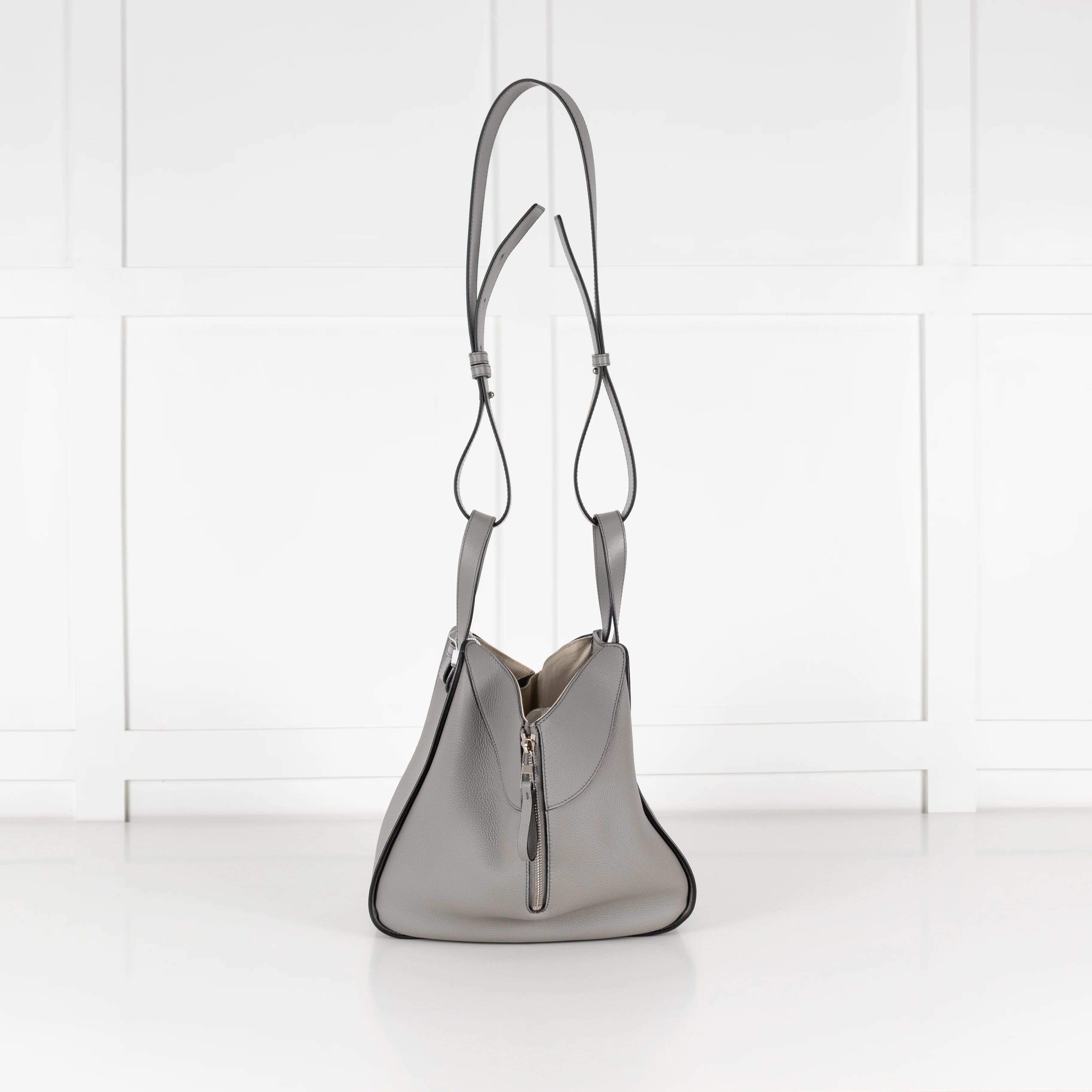Loewe Grey Leather Small Hammock Bag - Image 7