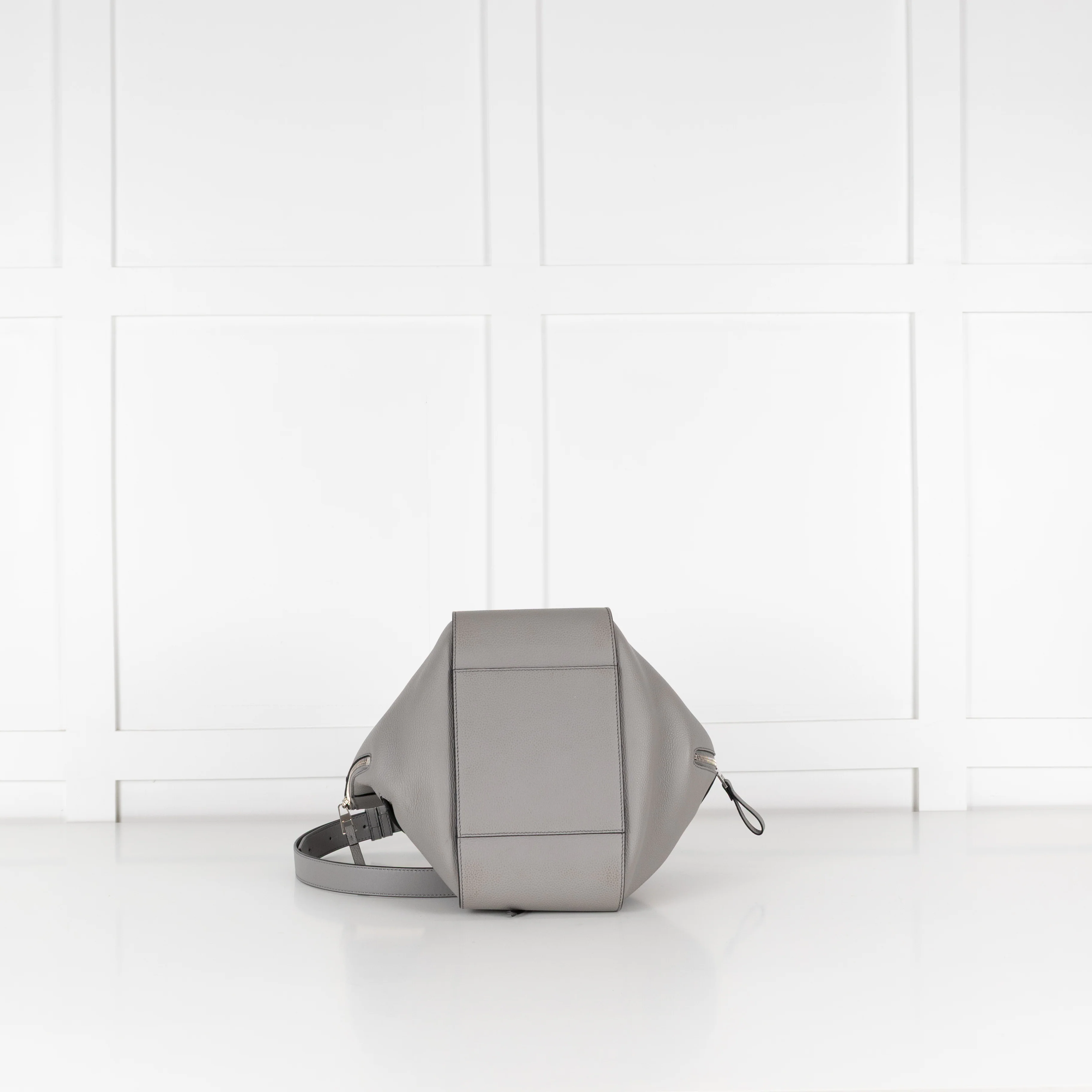 Loewe Grey Leather Small Hammock Bag - Image 9