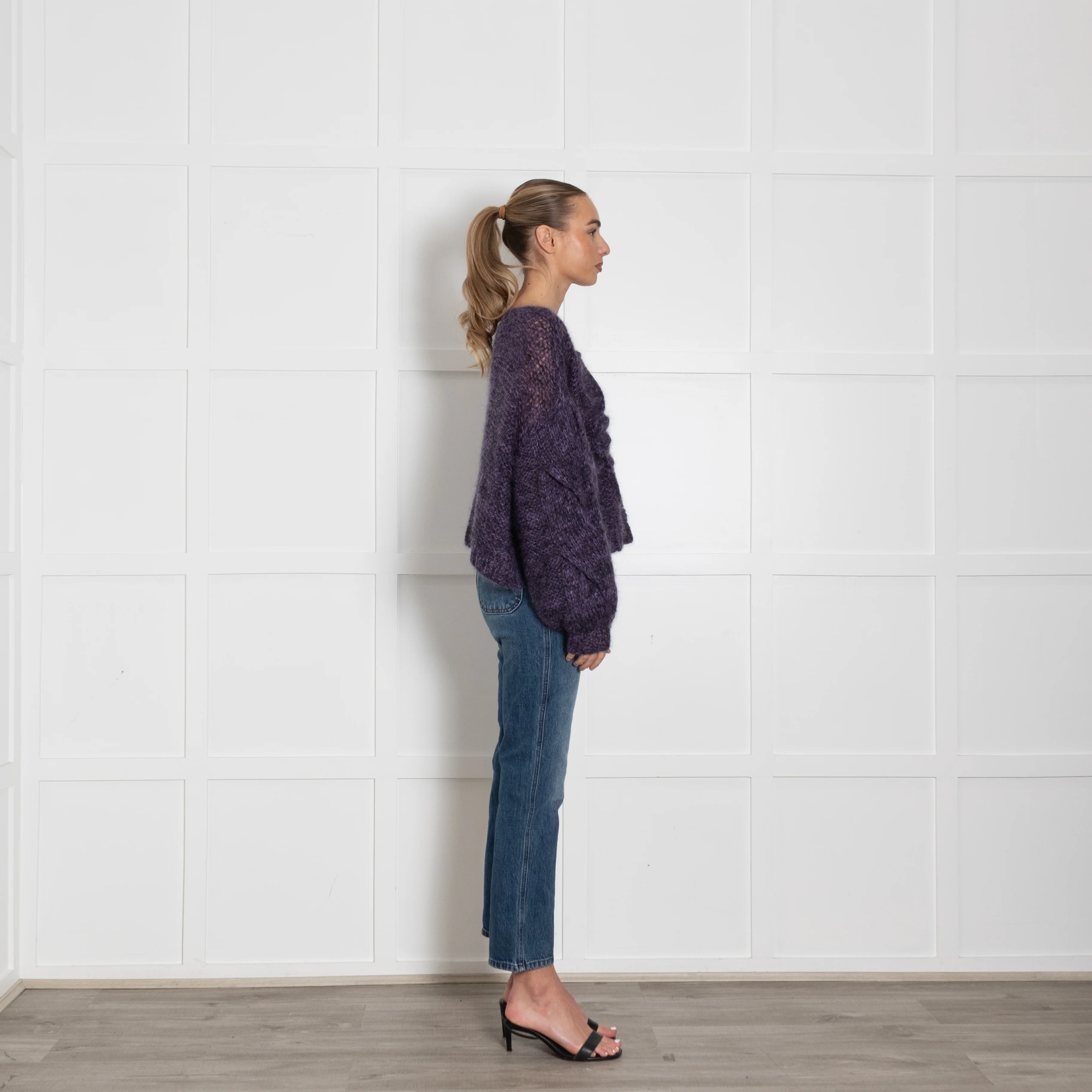 Loewe Purple Oversized Mohair Jumper - Image 6