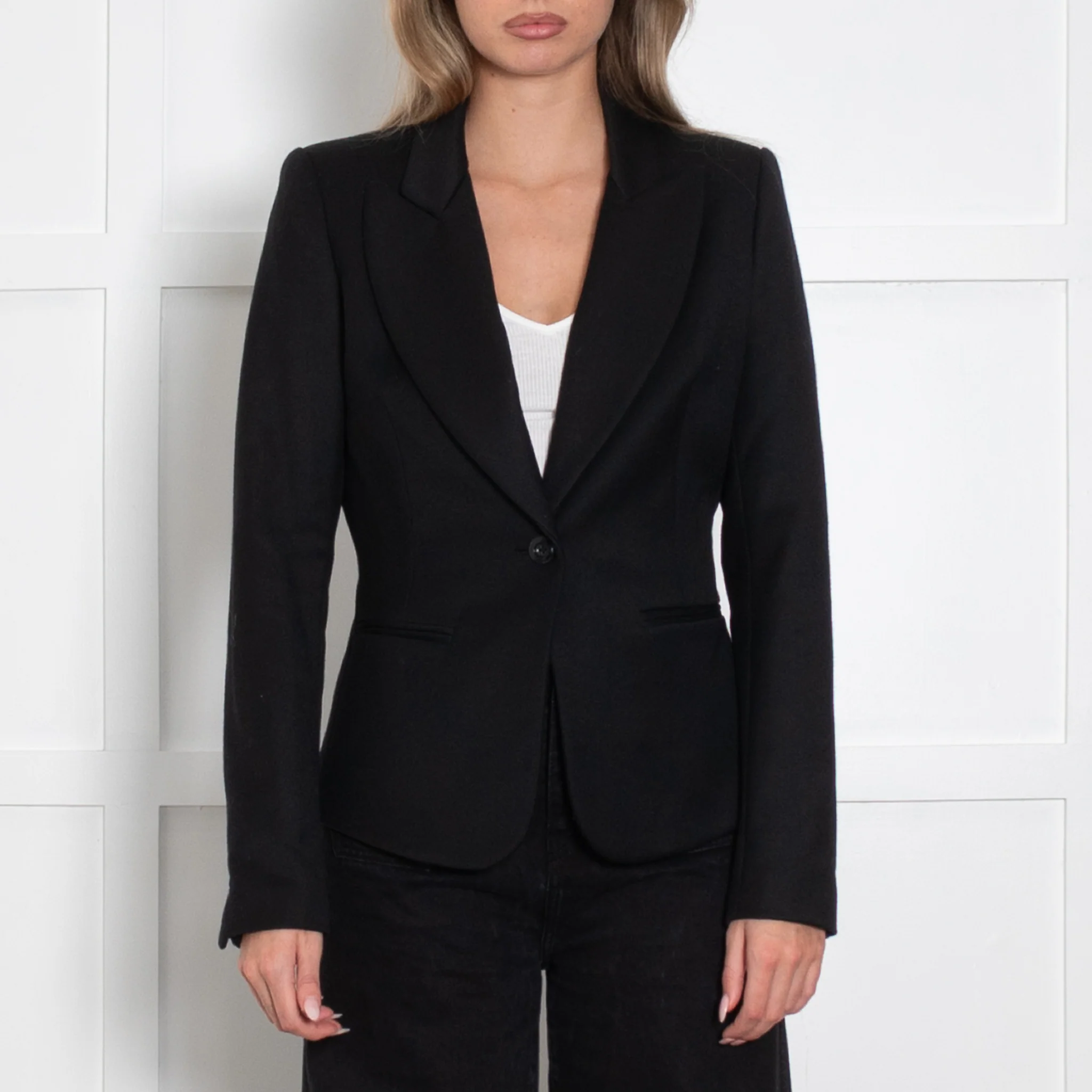 Loewe Wool Mix Black Blazer - Image 2
