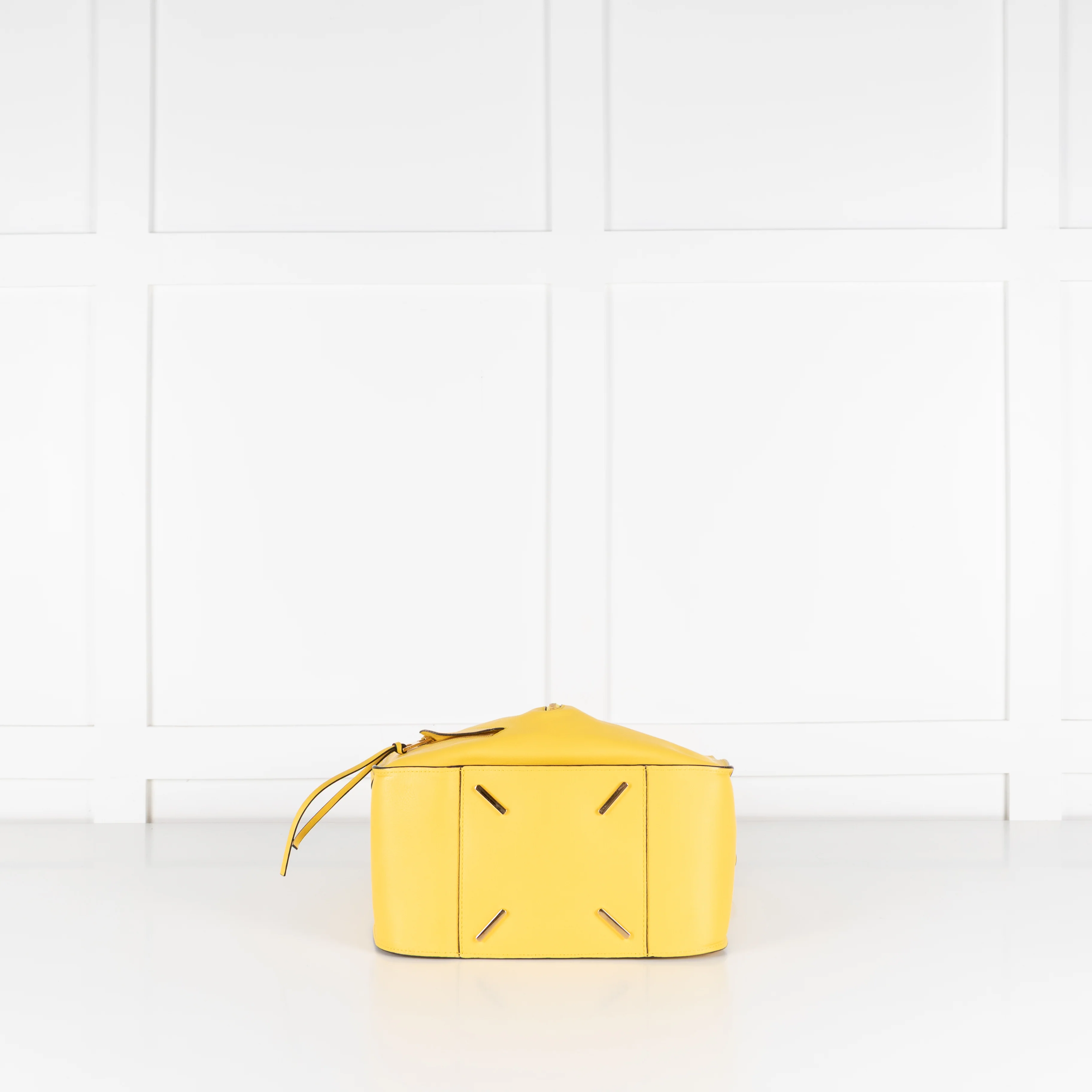 Loewe Yellow Leather Hammock Shoulder Bag - Image 8