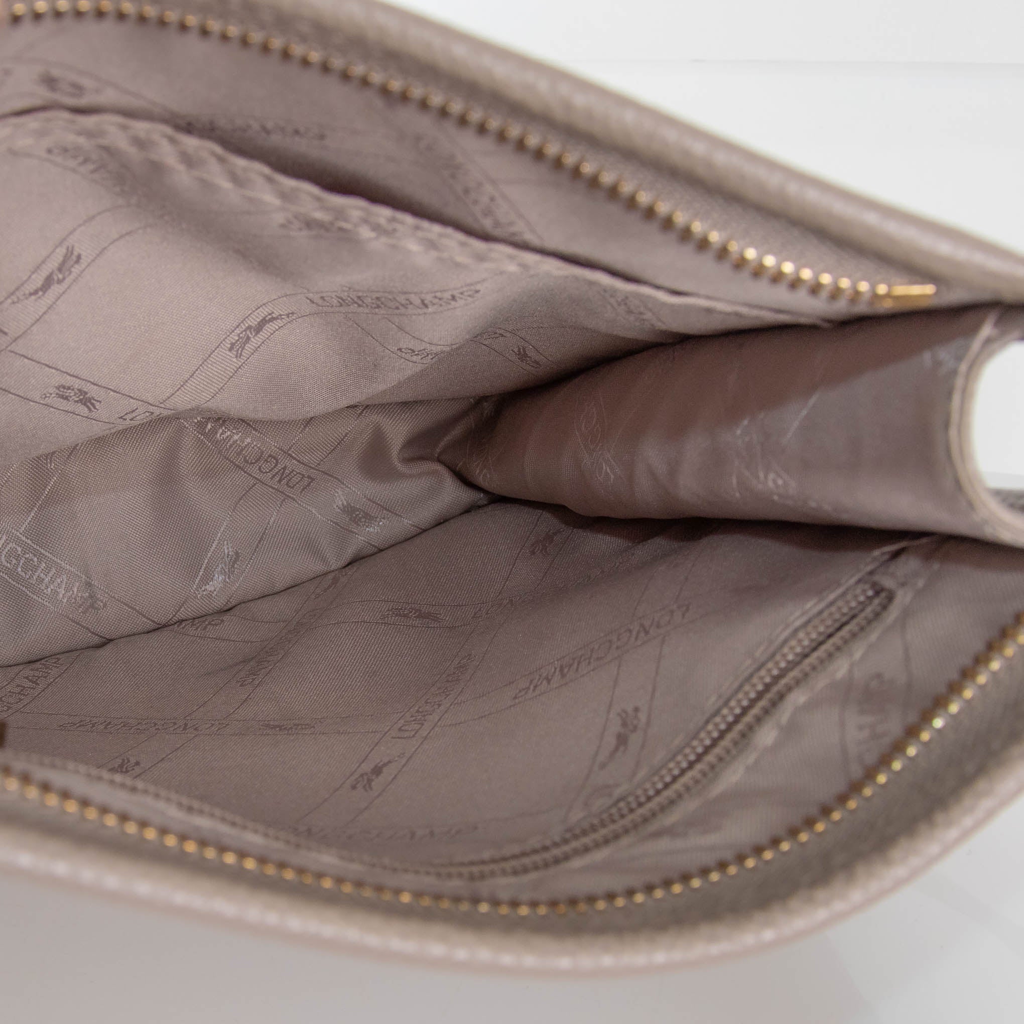 Longchamp Le Foulonne Taupe Crossbody Bag - Image 5
