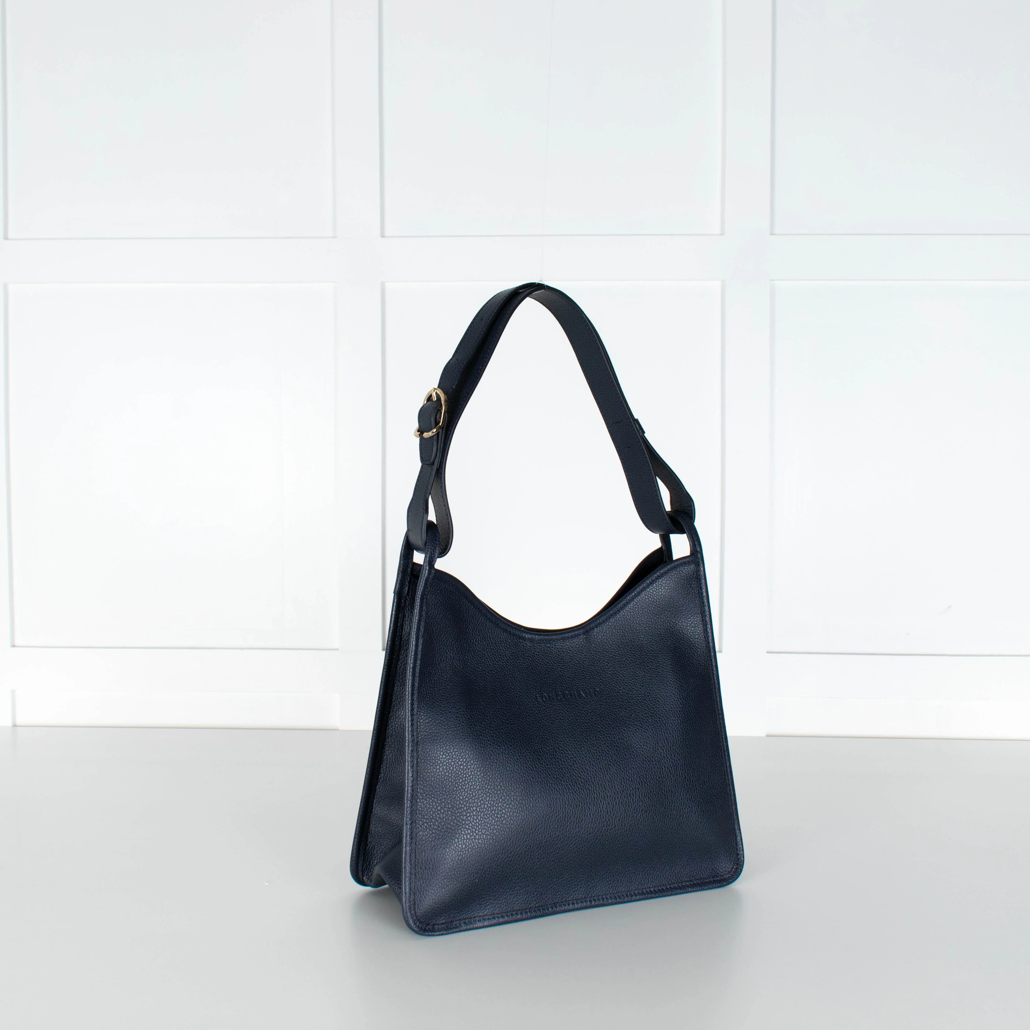 Longchamp Navy Le Foulonne Hobo Bag - Image 2