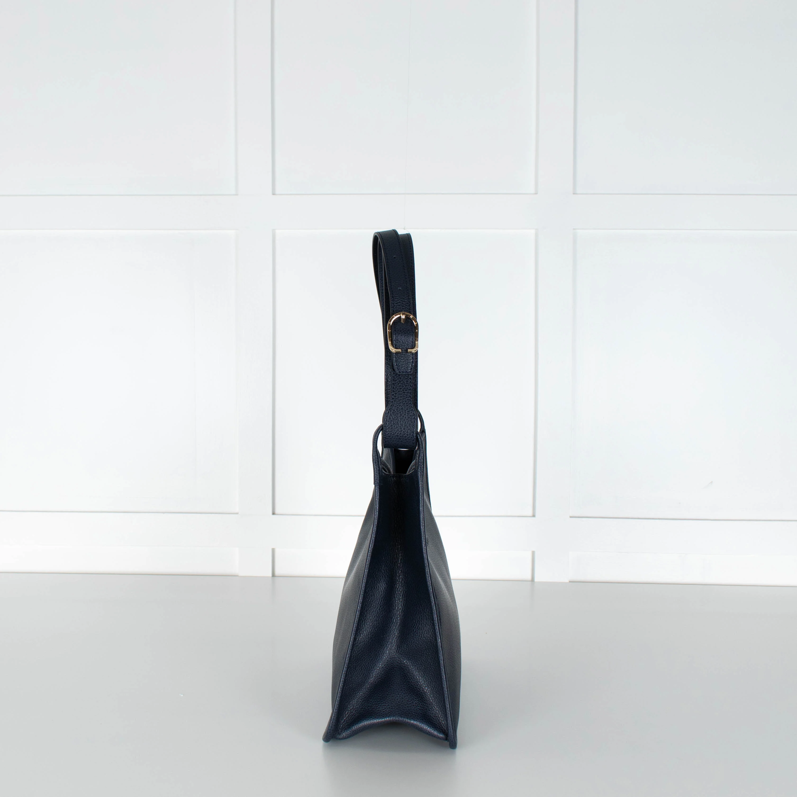 Longchamp Navy Le Foulonne Hobo Bag - Image 3