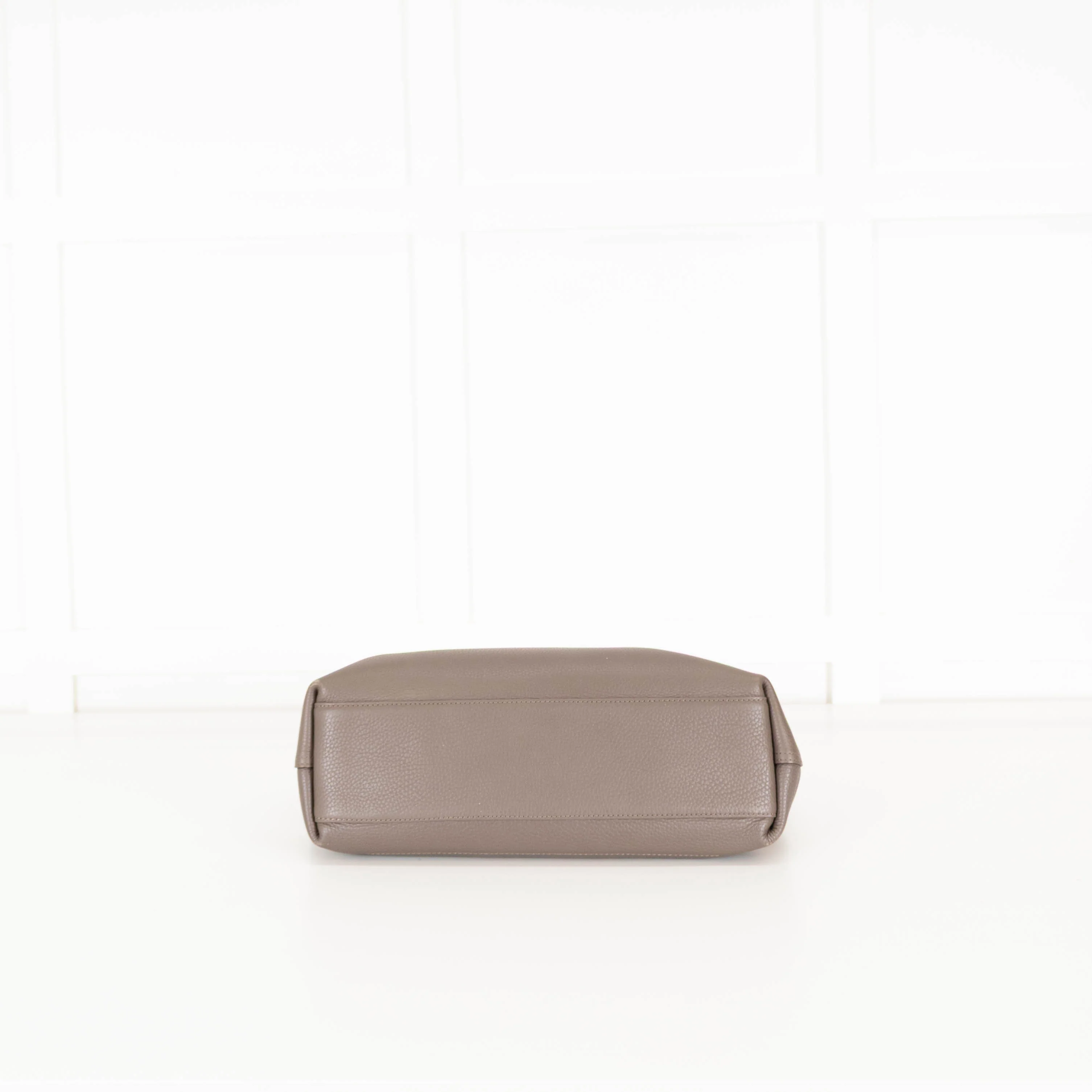 Longchamp Taupe Shoulder Bag With Detachable Purse - Image 6
