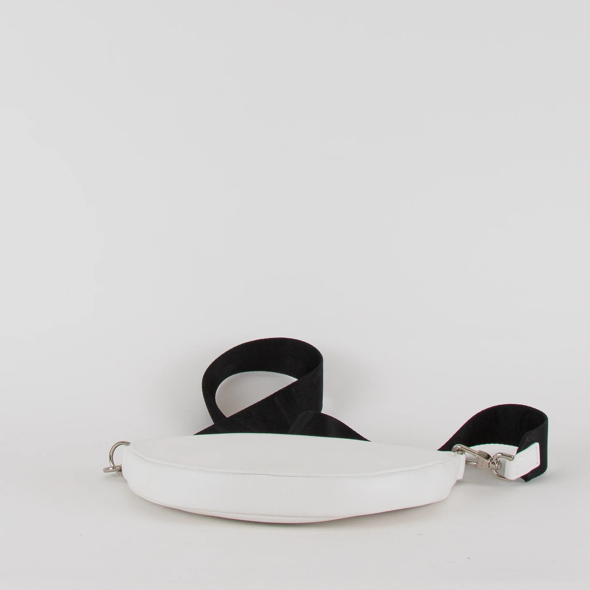 Longchamp White Leather Smile Crossbody Bag - Image 6