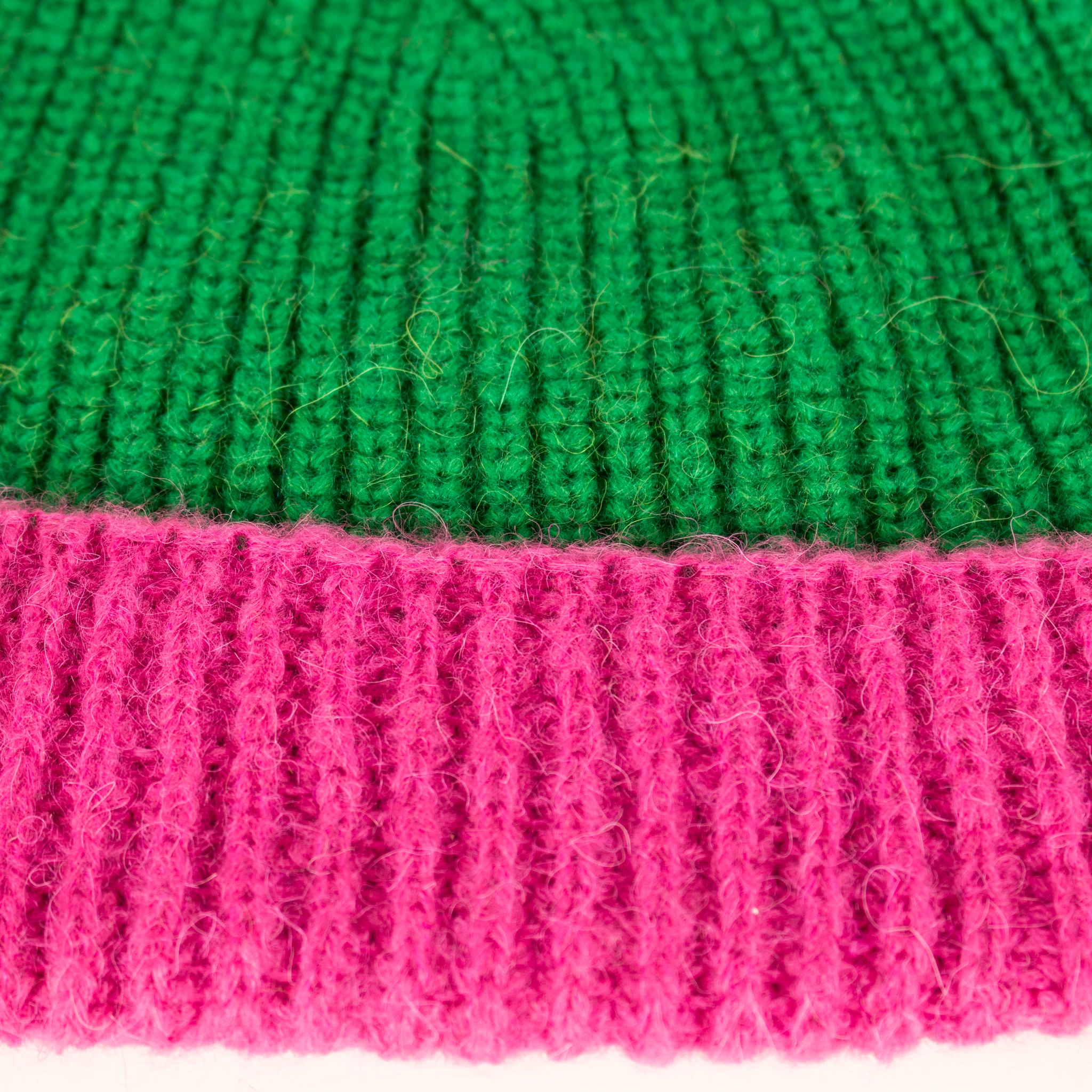 Lorena Benatti Green and Pink Beanie - Image 9